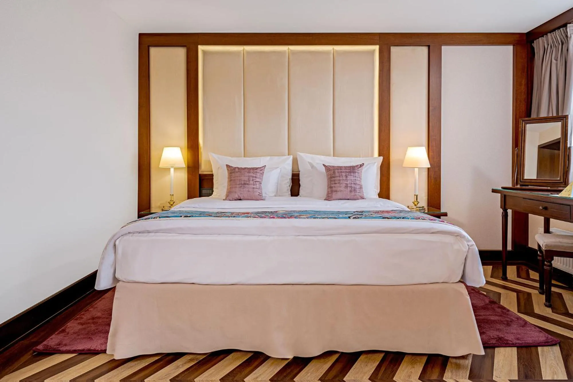 Bed in Hotel International