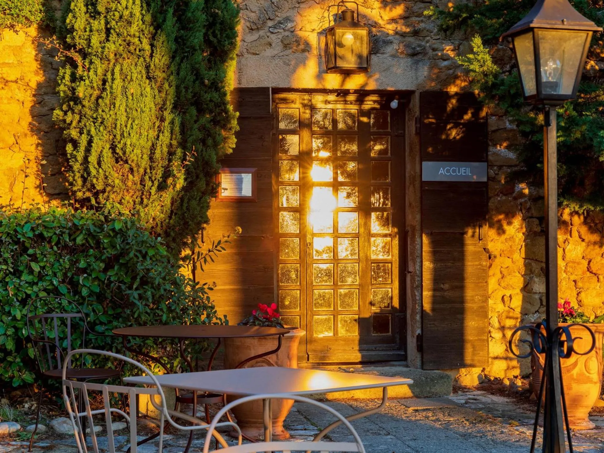 Facade/entrance in Garrigae Abbaye de Sainte Croix