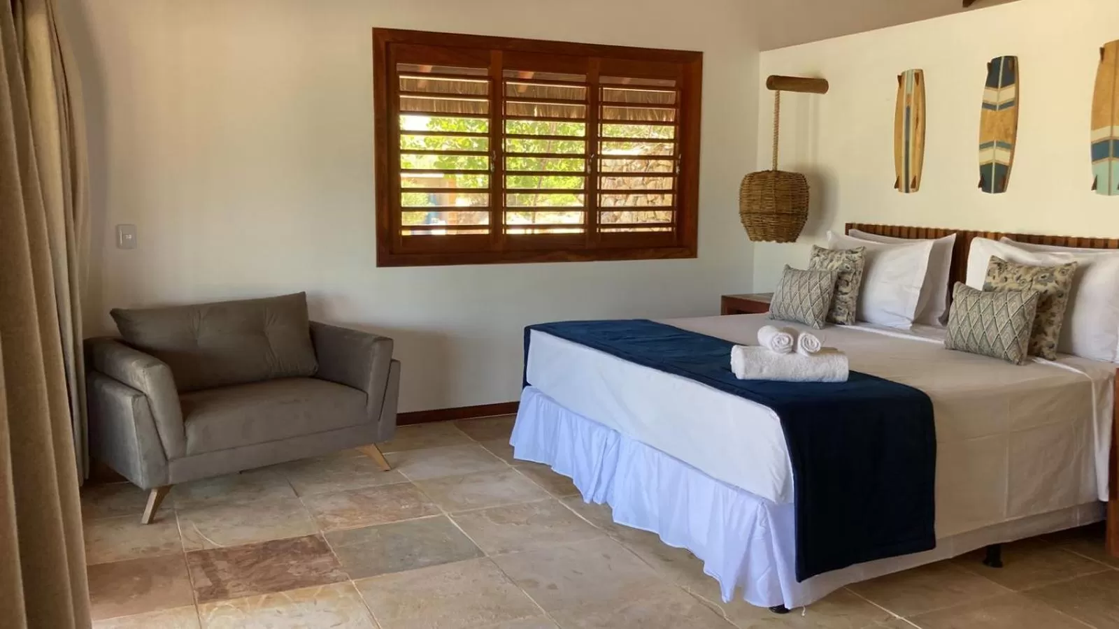 Bed in Kauli Seadi Beach Hotel