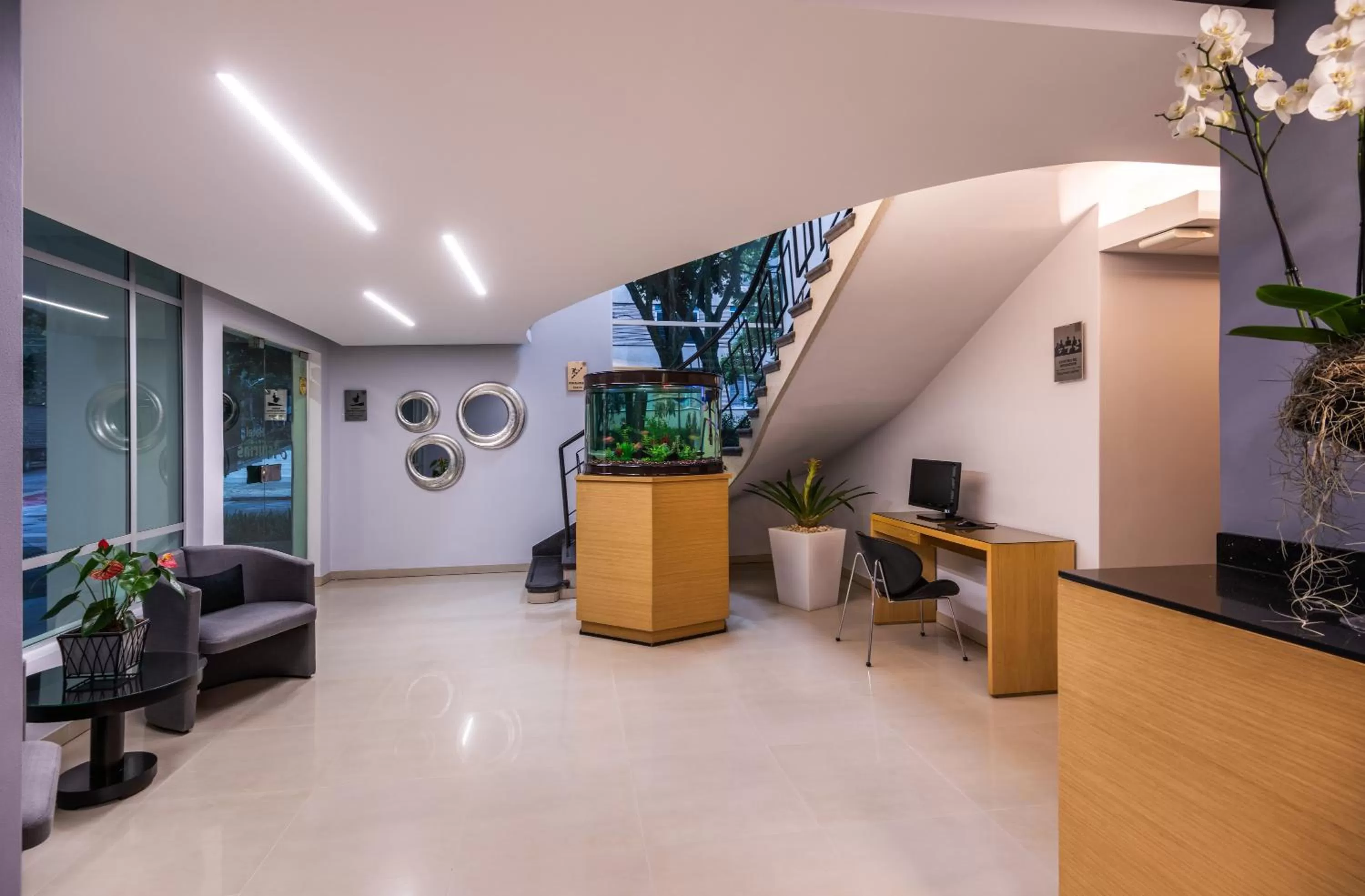 Lobby or reception in Hotel Asturias Medellin