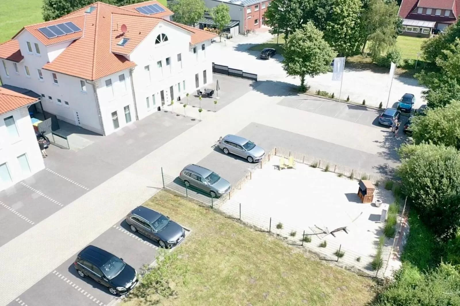 Property building, Bird's-eye View in Villa Moorstern