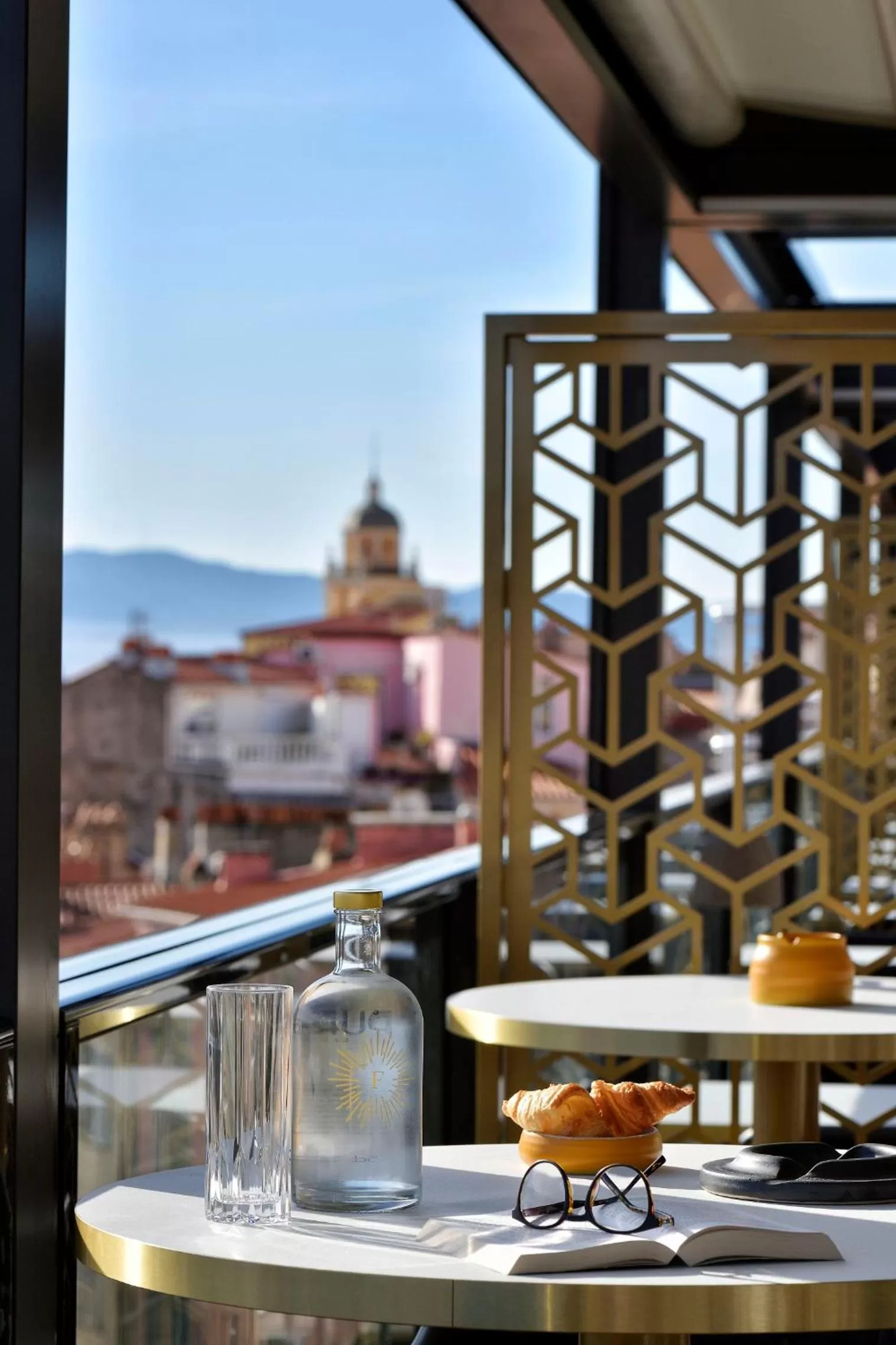 Balcony/Terrace in Hôtel Fesch & Spa