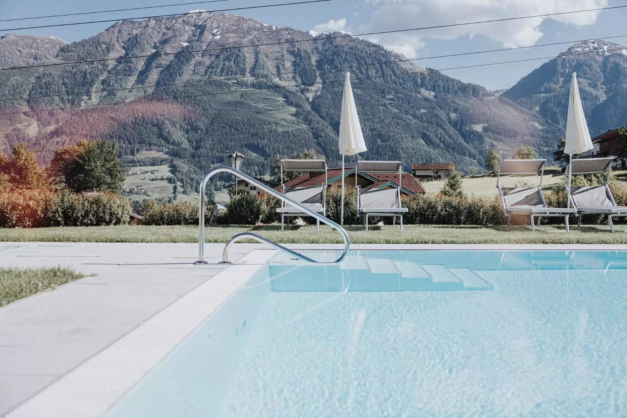 Mountain view, Swimming Pool in Hotel Silberfux