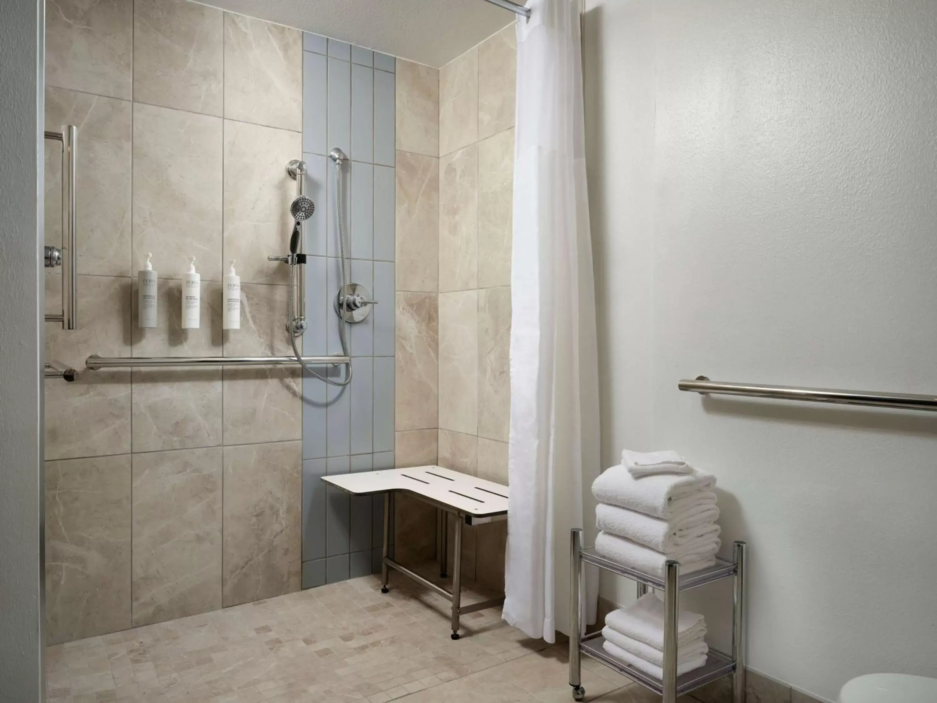 King Room - Disability Access/Roll in Shower in Hampton Inn & Suites Austin - Downtown King Room - Disability Access/Roll in Shower in Hampton Inn & Suites Austin - Downtown