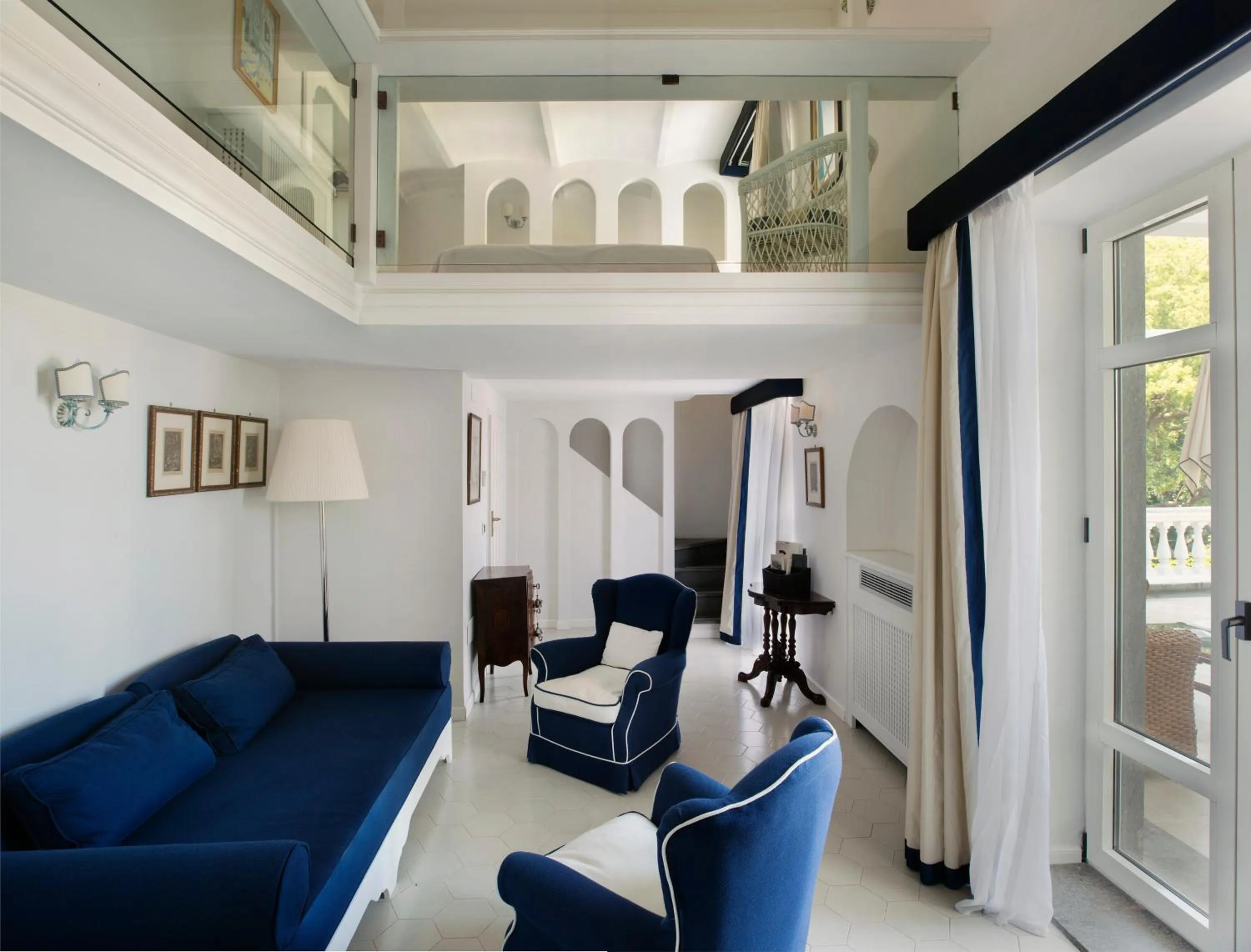 Living room in Grand Hotel Cocumella