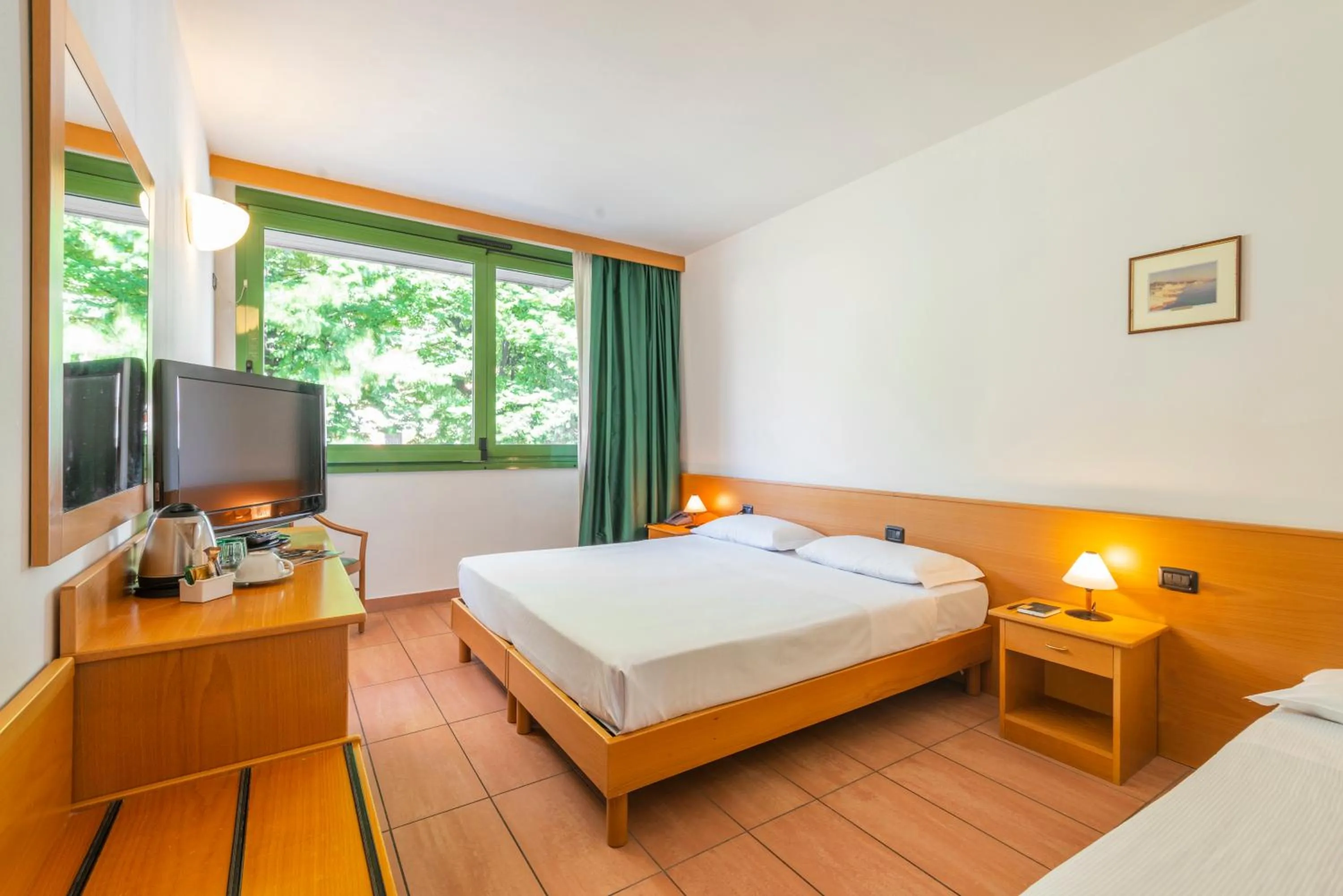 Bed in Park Hotel Abbadia