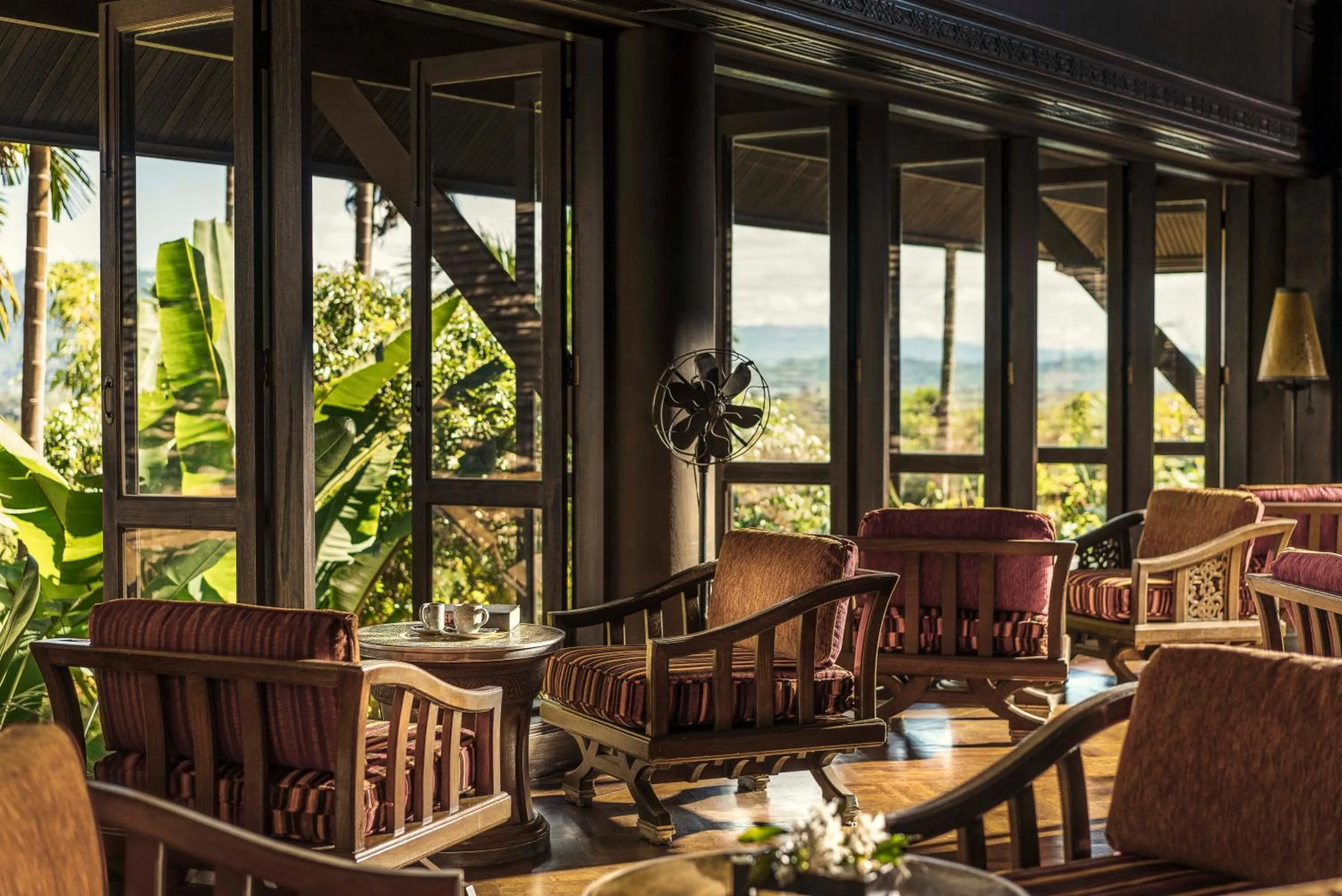 Balcony/Terrace in Anantara Golden Triangle Elephant Camp & Resort