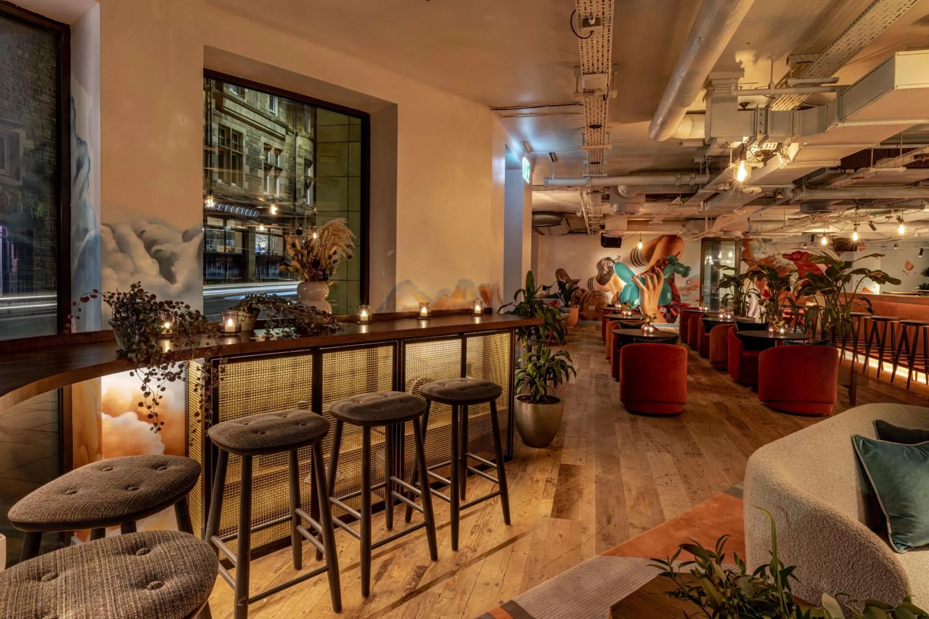 Restaurant/places to eat in Virgin Hotels Edinburgh