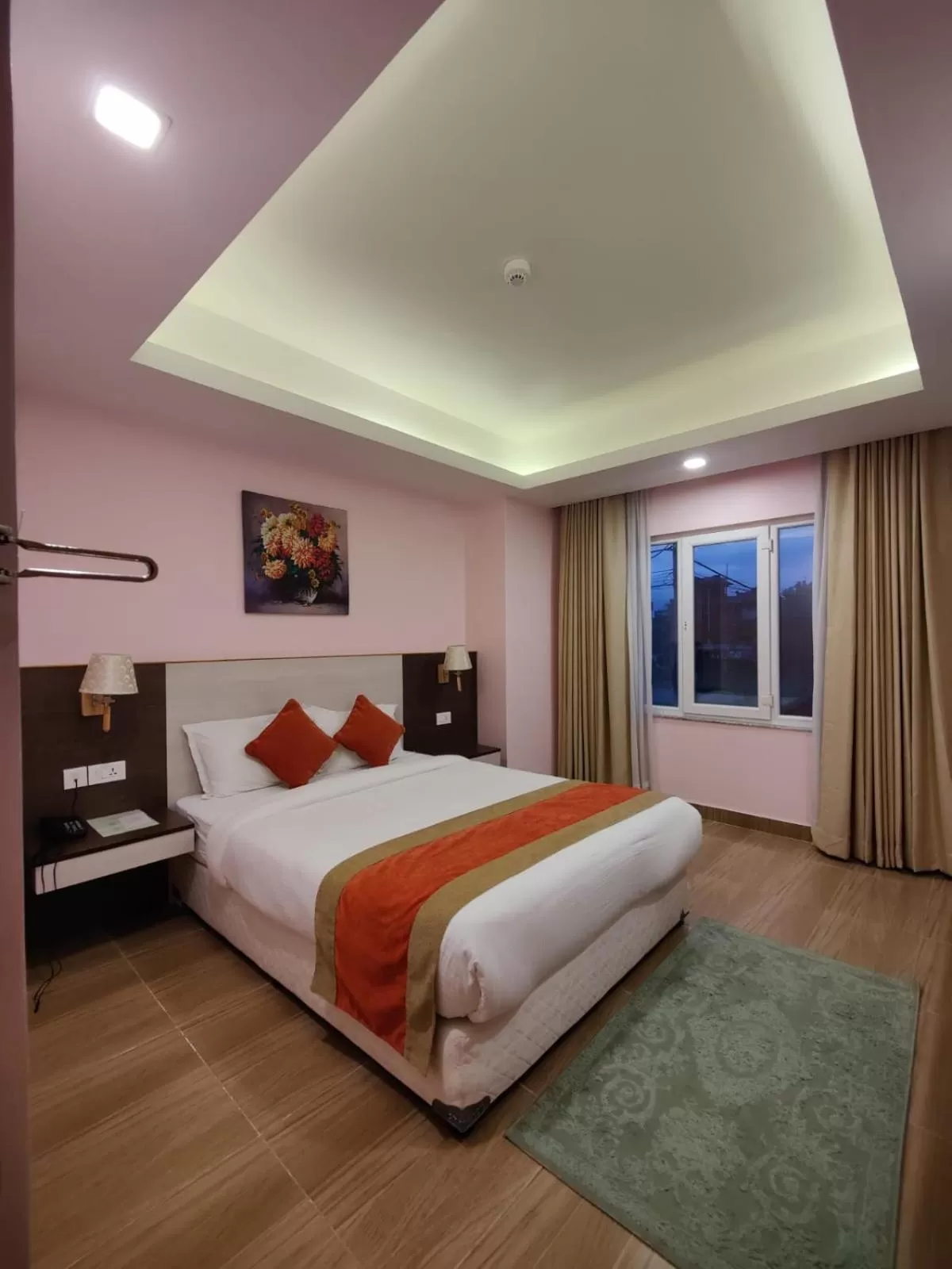 Bedroom, Bed in Hotel Krishna Kathmandu