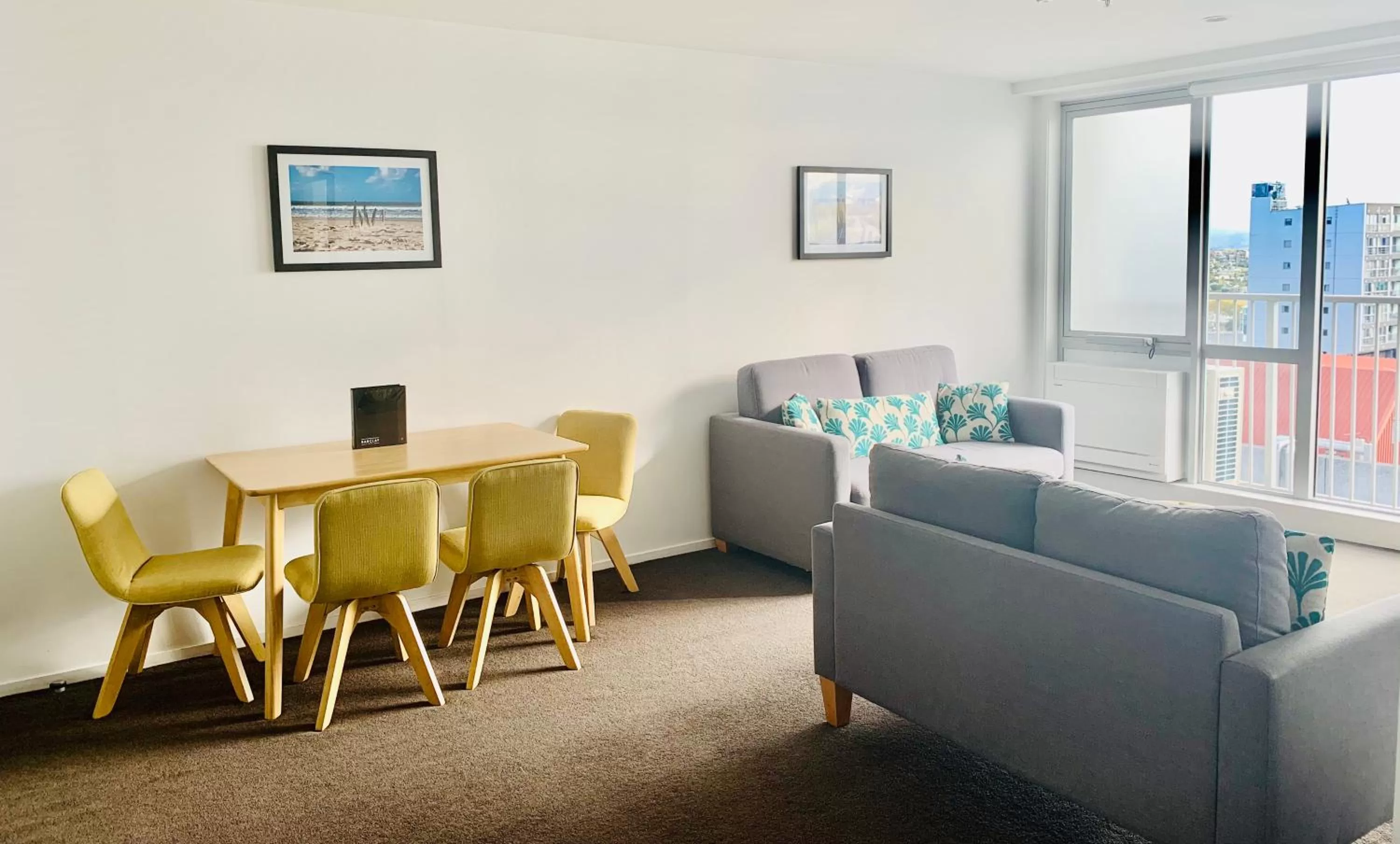 Living room in Barclay Suites