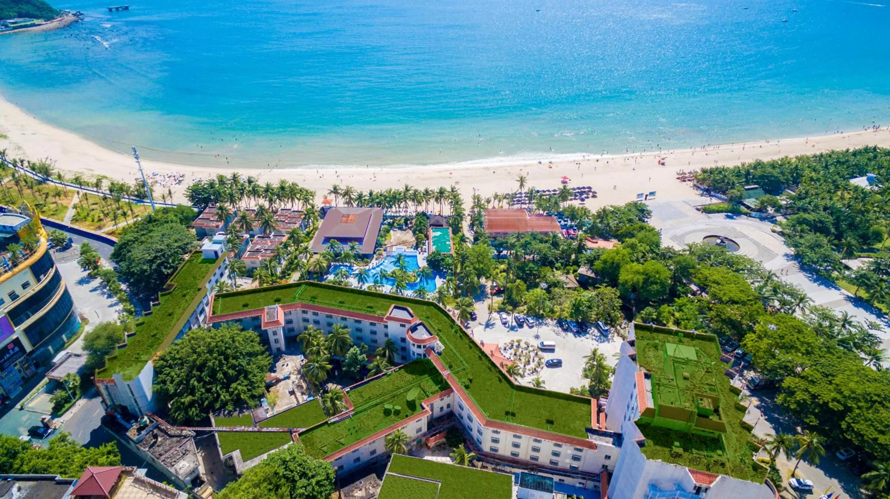 Bird's eye view in Sanya South China Hotel