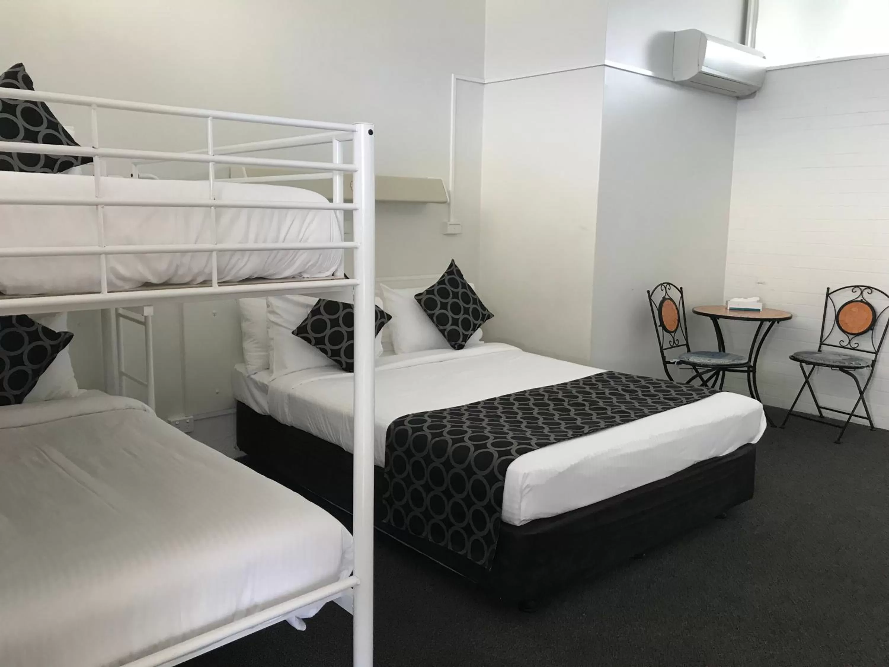 Bed in Coffs Shearwater Motel