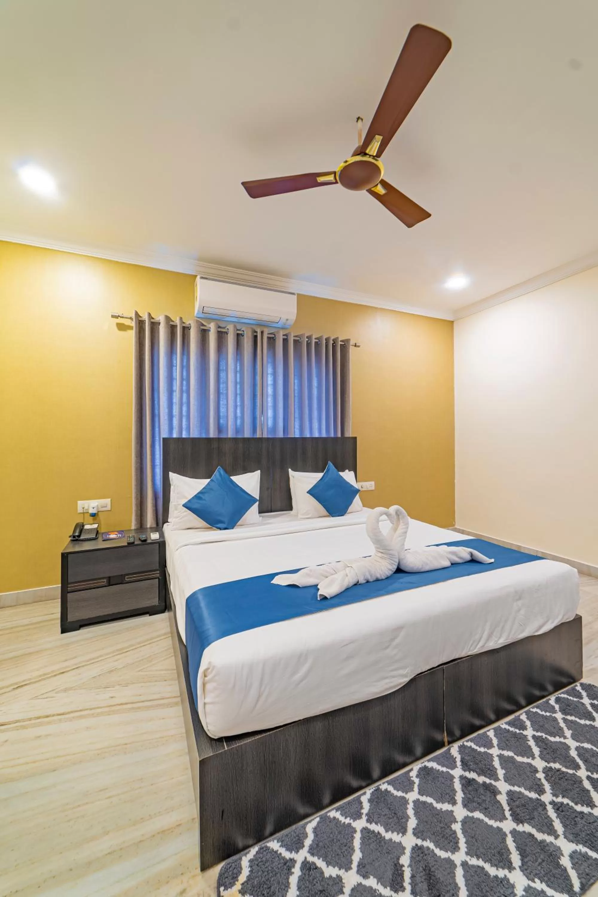 Bed in Hotel Athome & Serviced Apartments by Deccan Serai Hotels