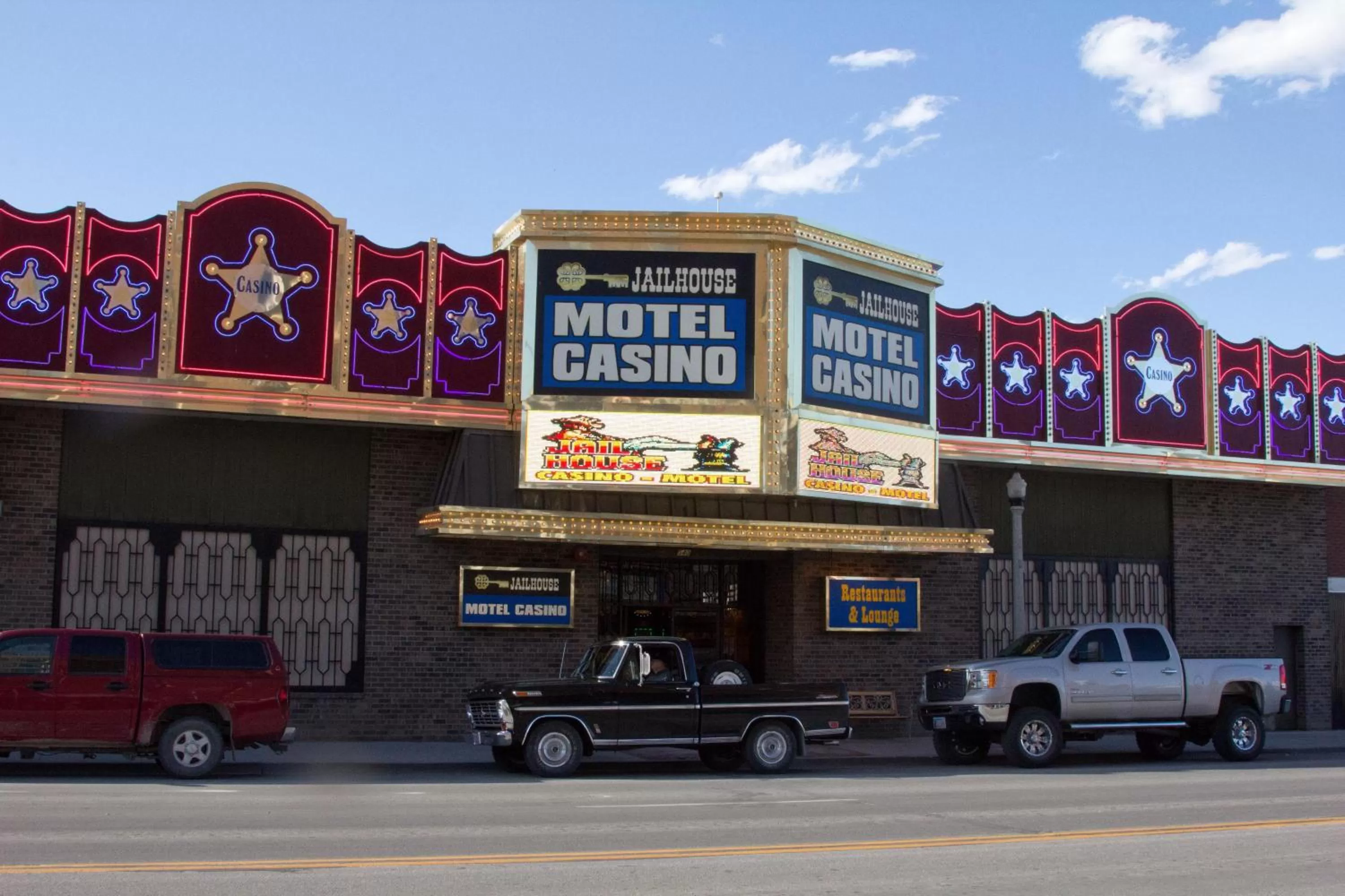 Facade/entrance in Jailhouse Motel and Casino