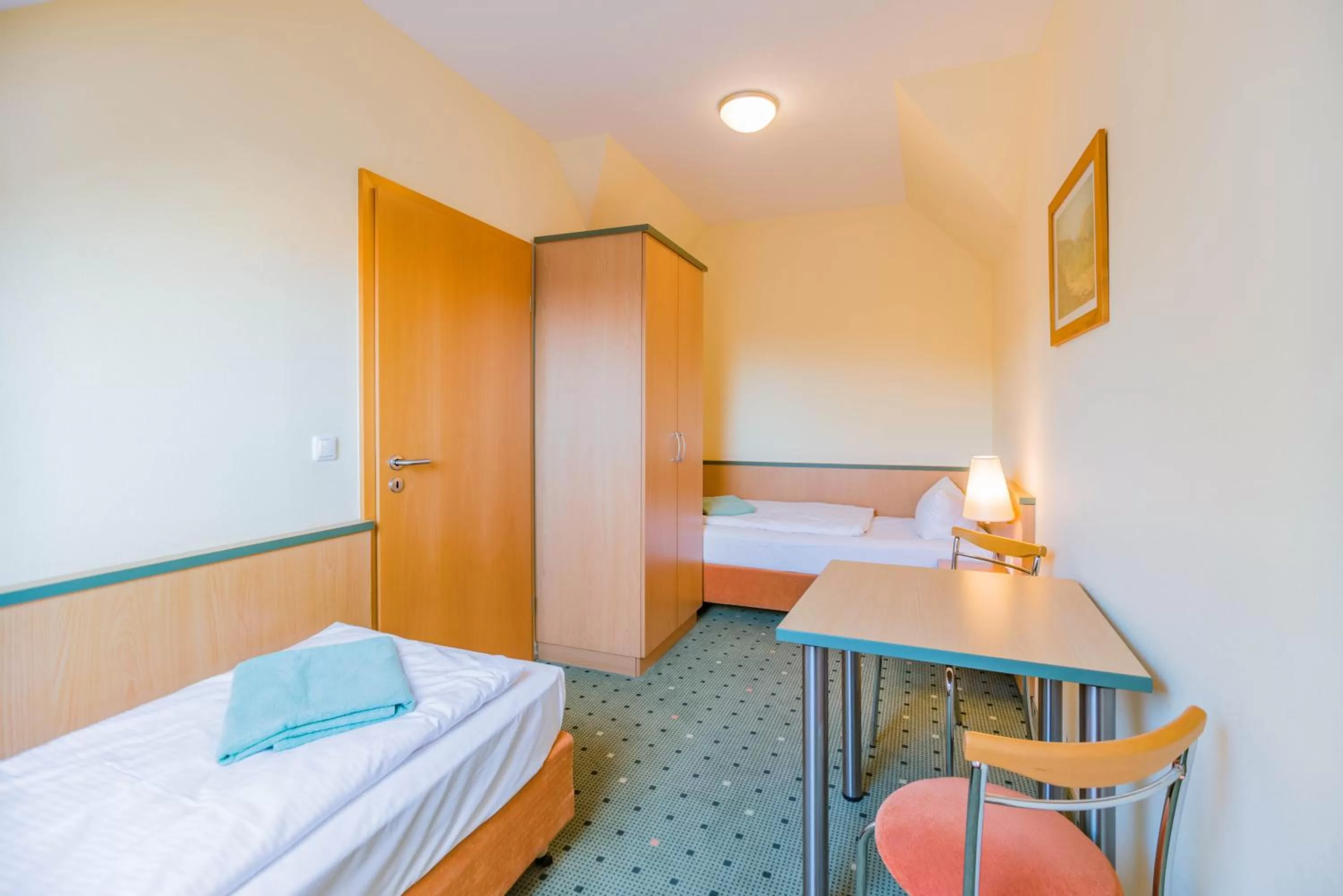 Photo of the whole room, Bed in Am Weststrand Apartmenthaus Waldeck