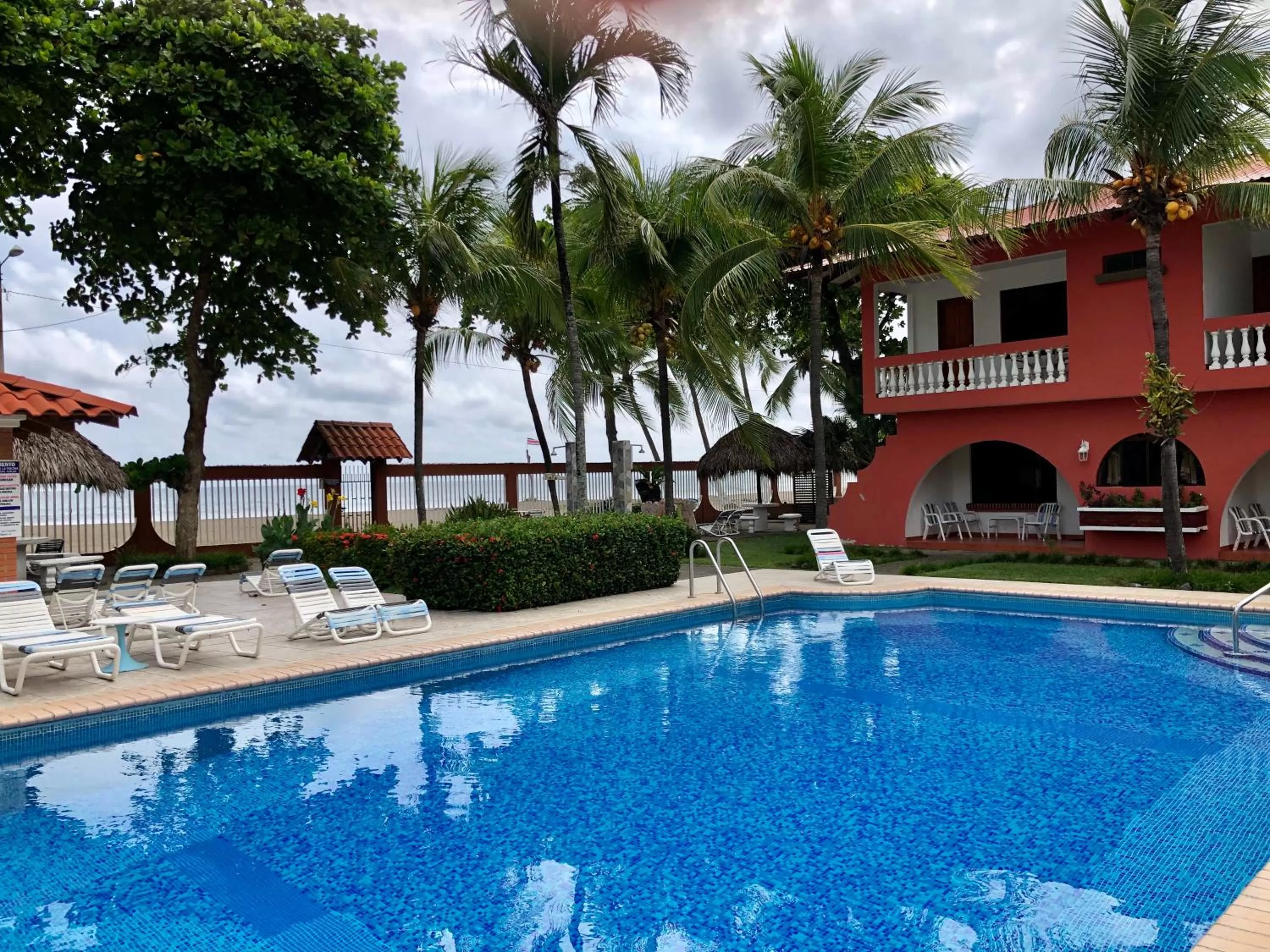 Swimming pool in Apartotel Flamboyant