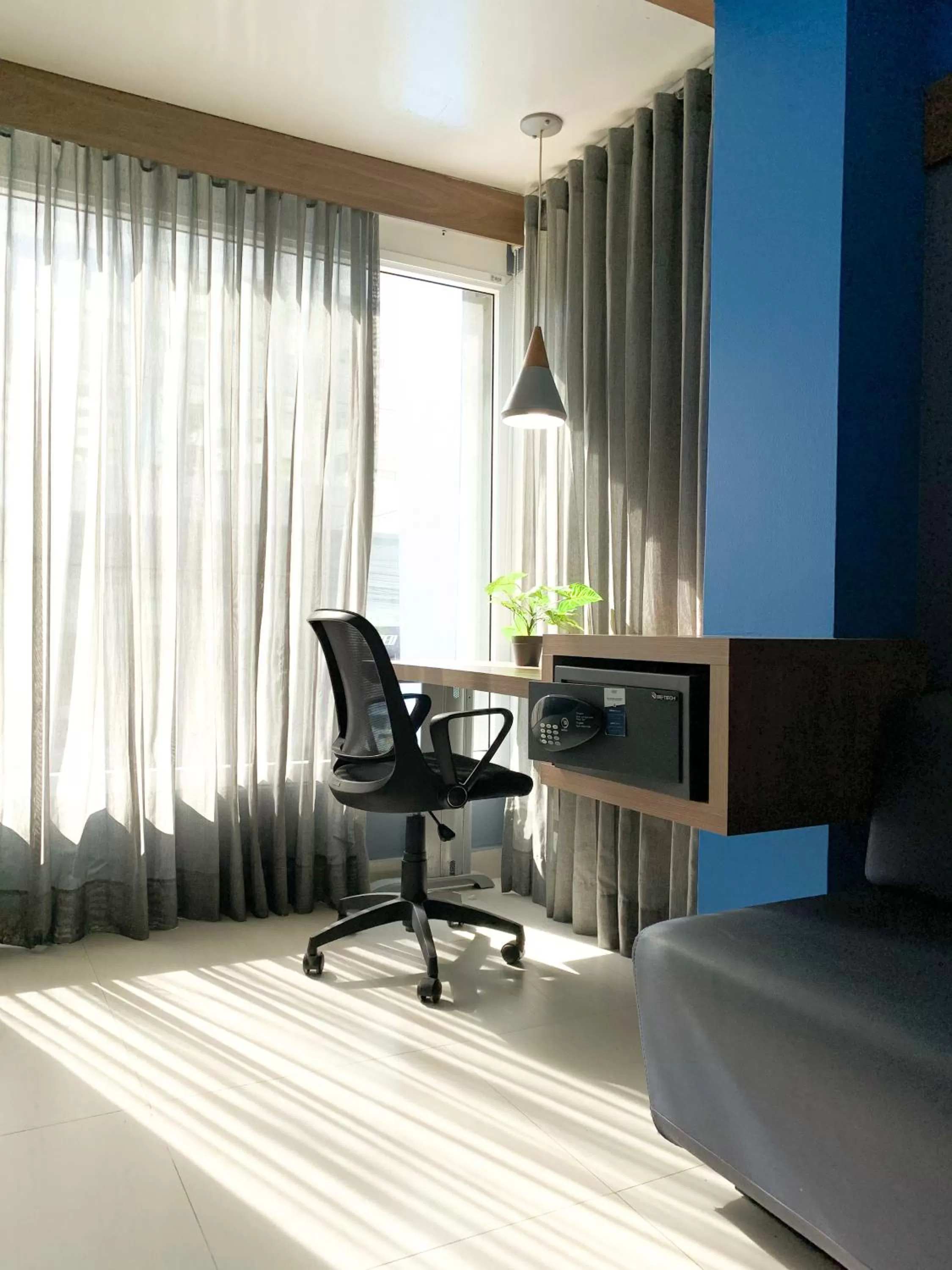 Decorative detail in Hotel Blue Concept