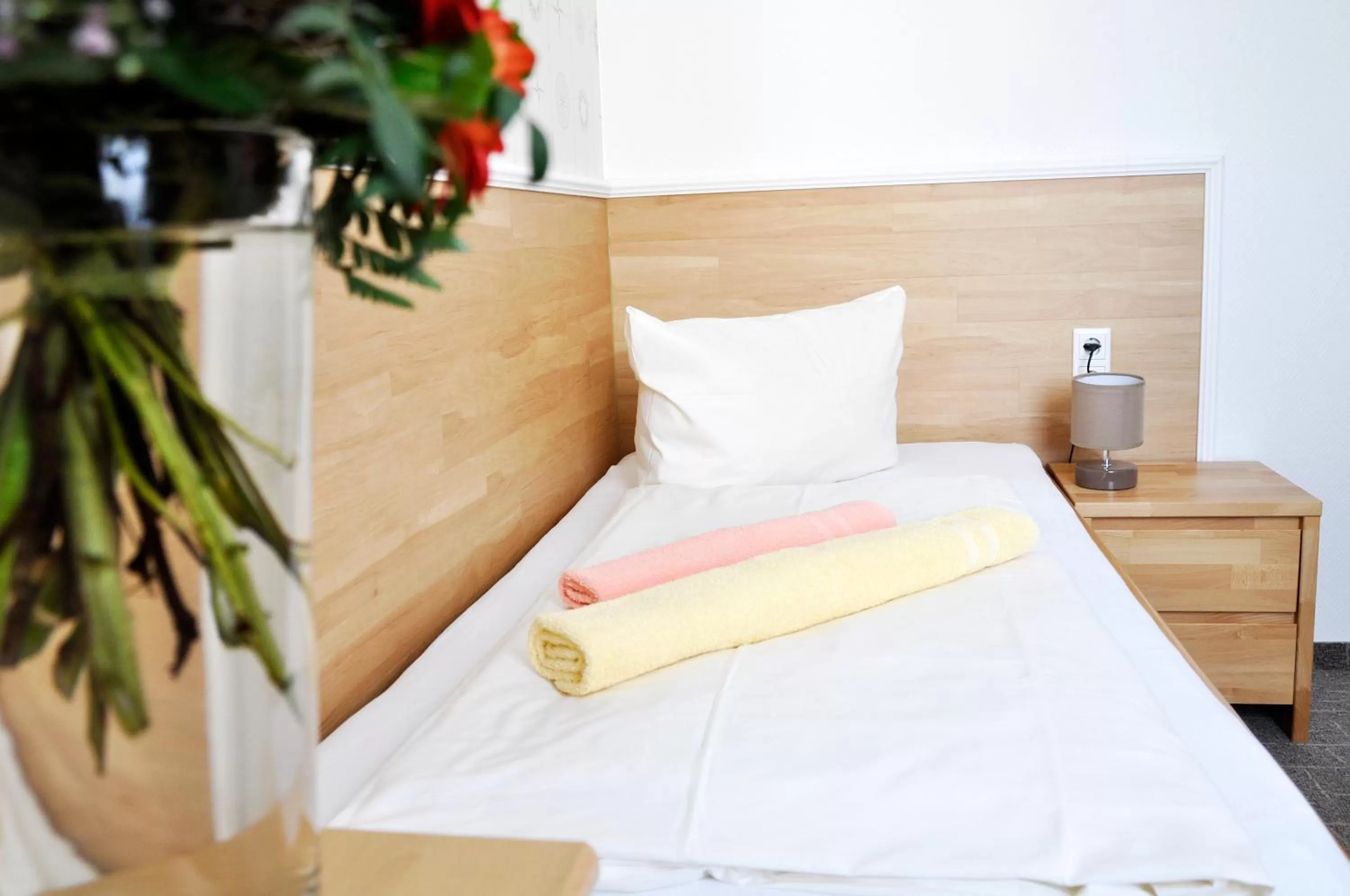 Bed in Hotel Atlantik