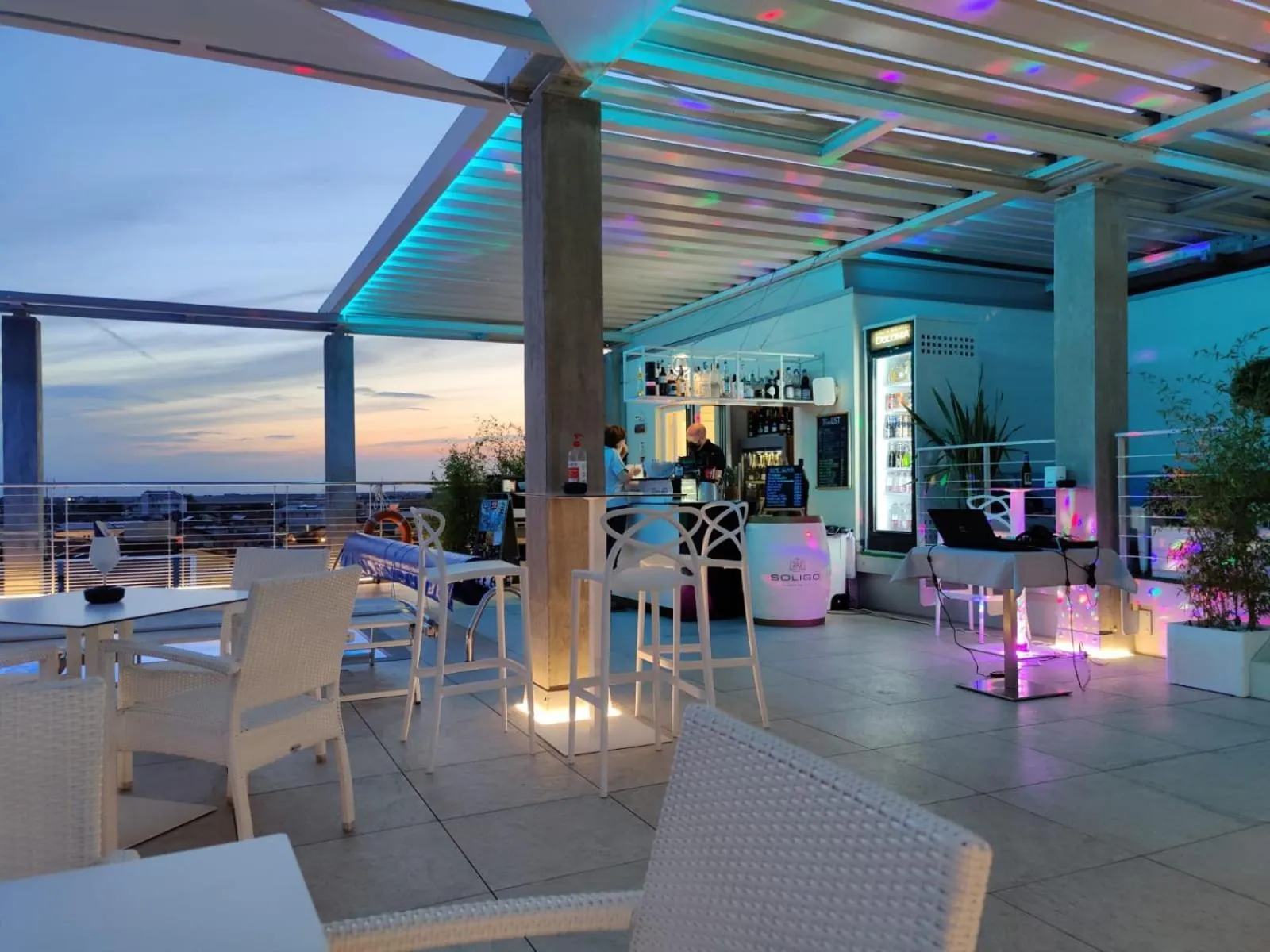 Patio in Hotel Marco Polo