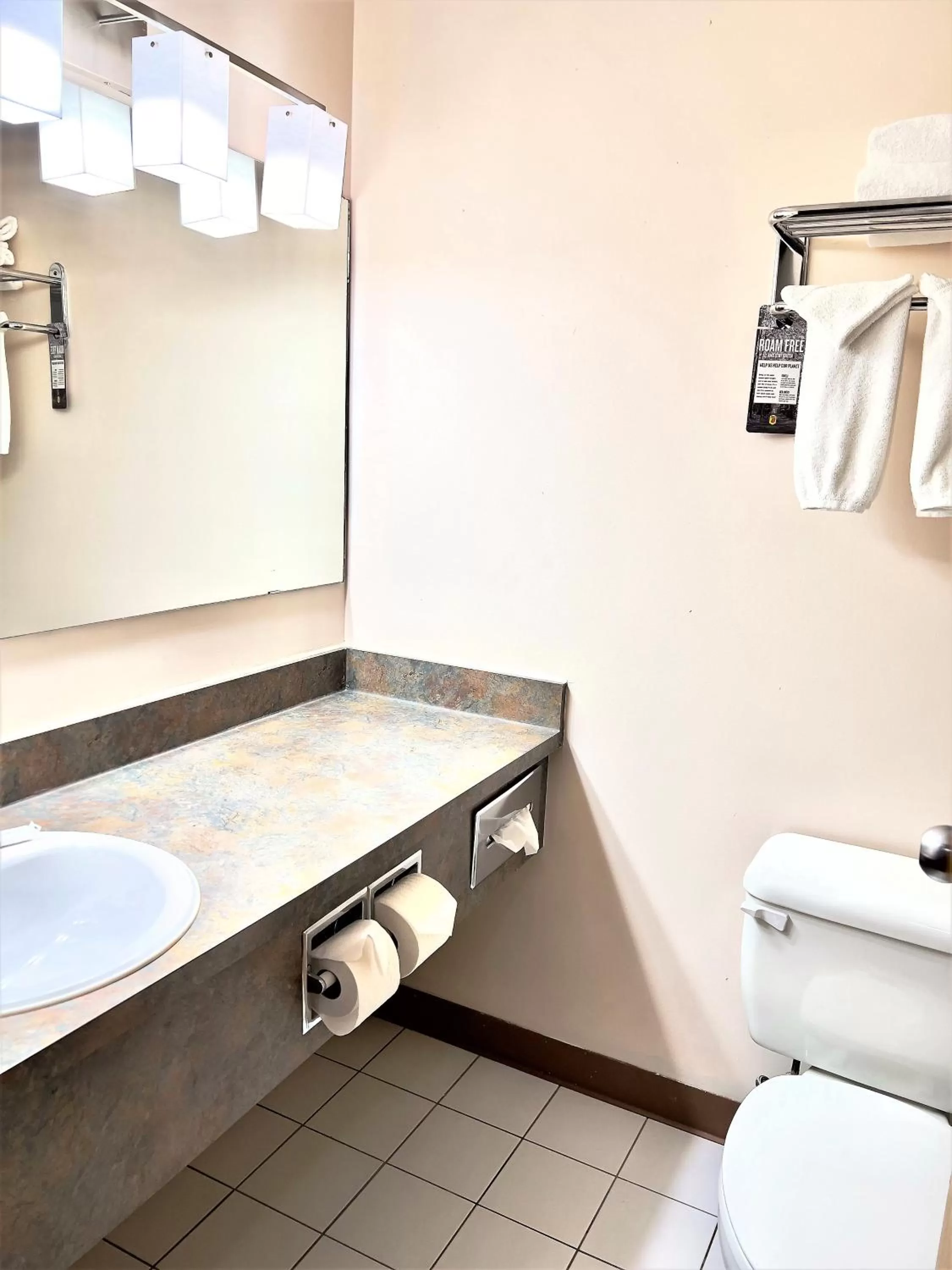 Bathroom in Super 8 by Wyndham Whitecourt