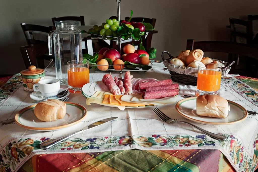 Food and drinks in B&B Villa Giusy