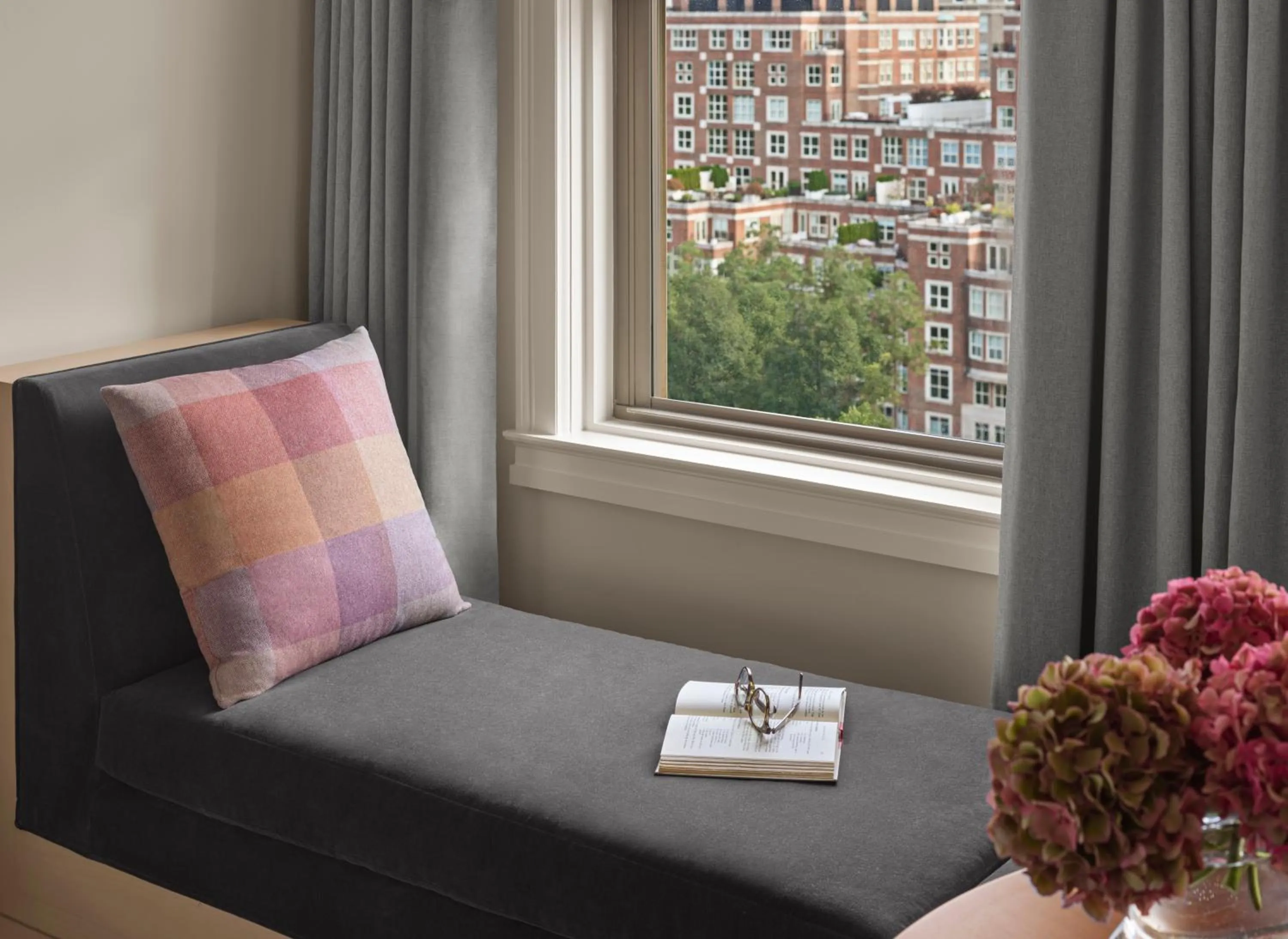 Seating area in The Newbury Boston