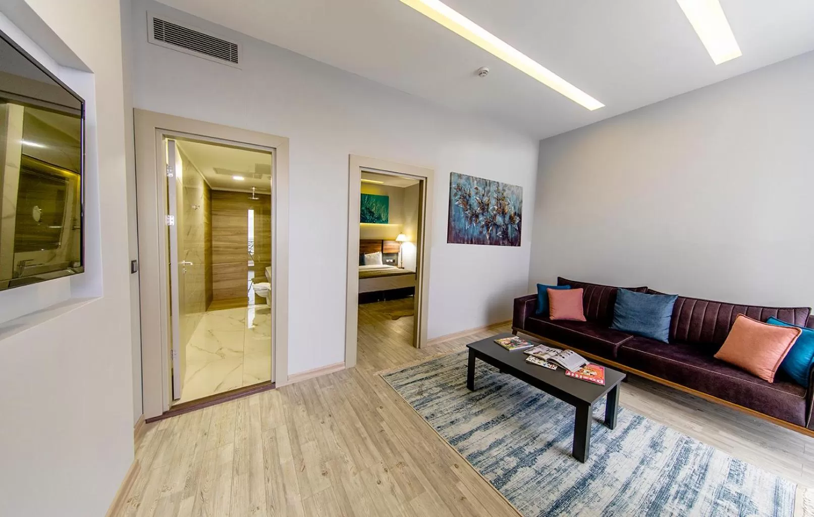 Living room in Peerless Villas Hotel