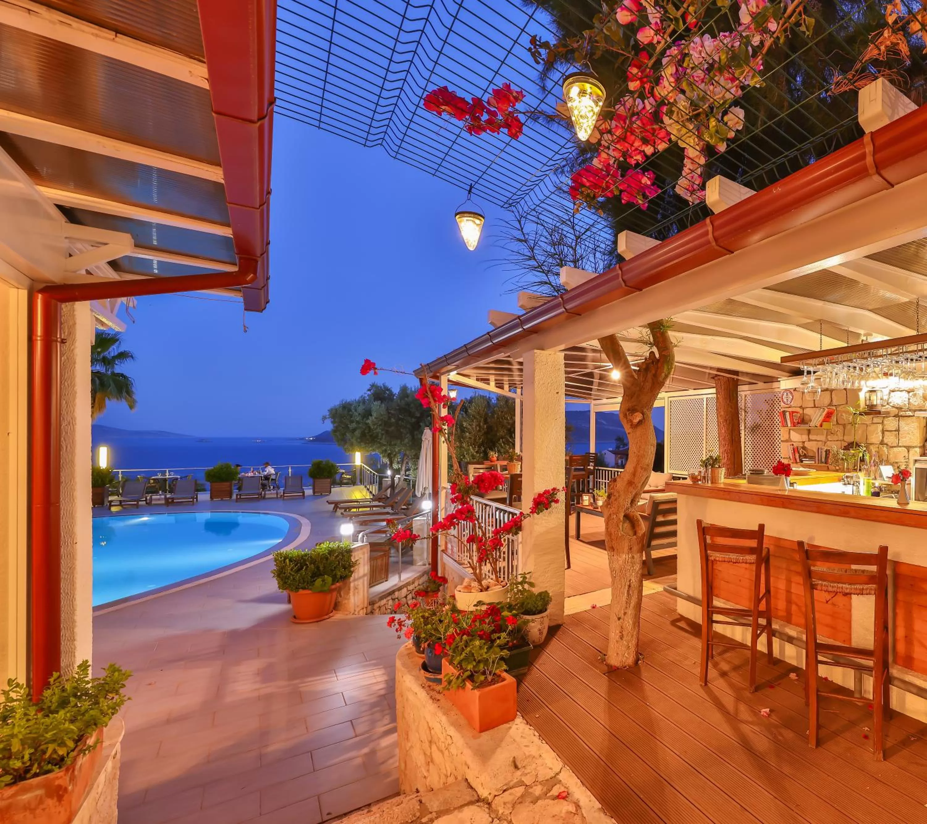 Patio in Olea Nova Hotel