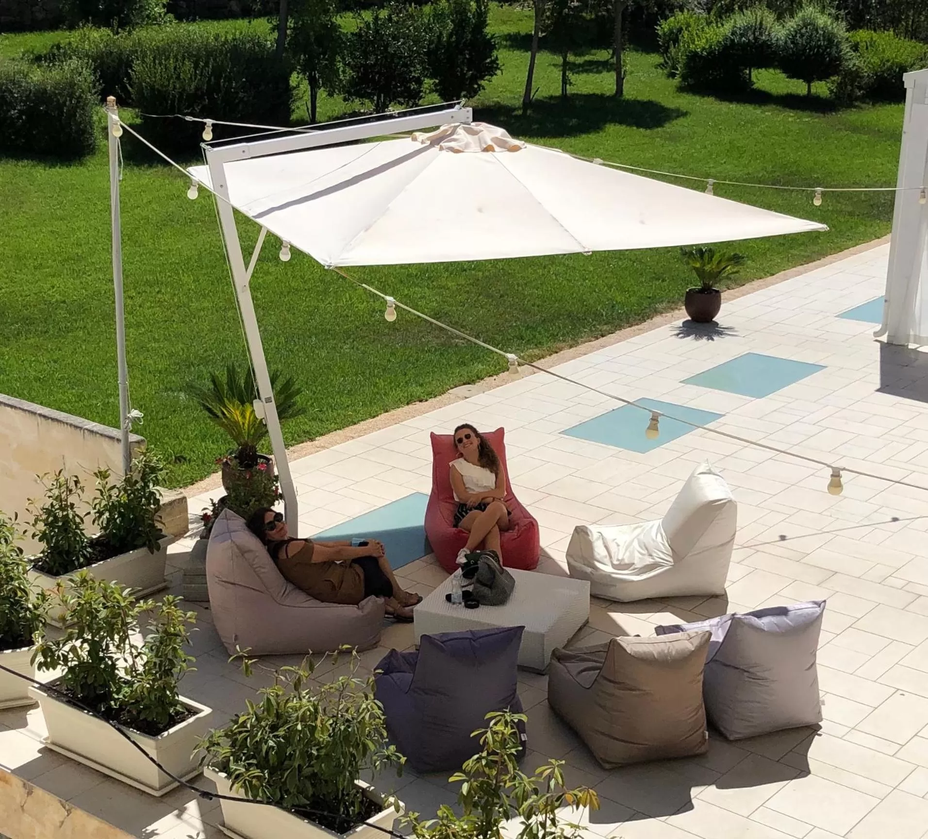 Patio in Hotel Cave Del Sole
