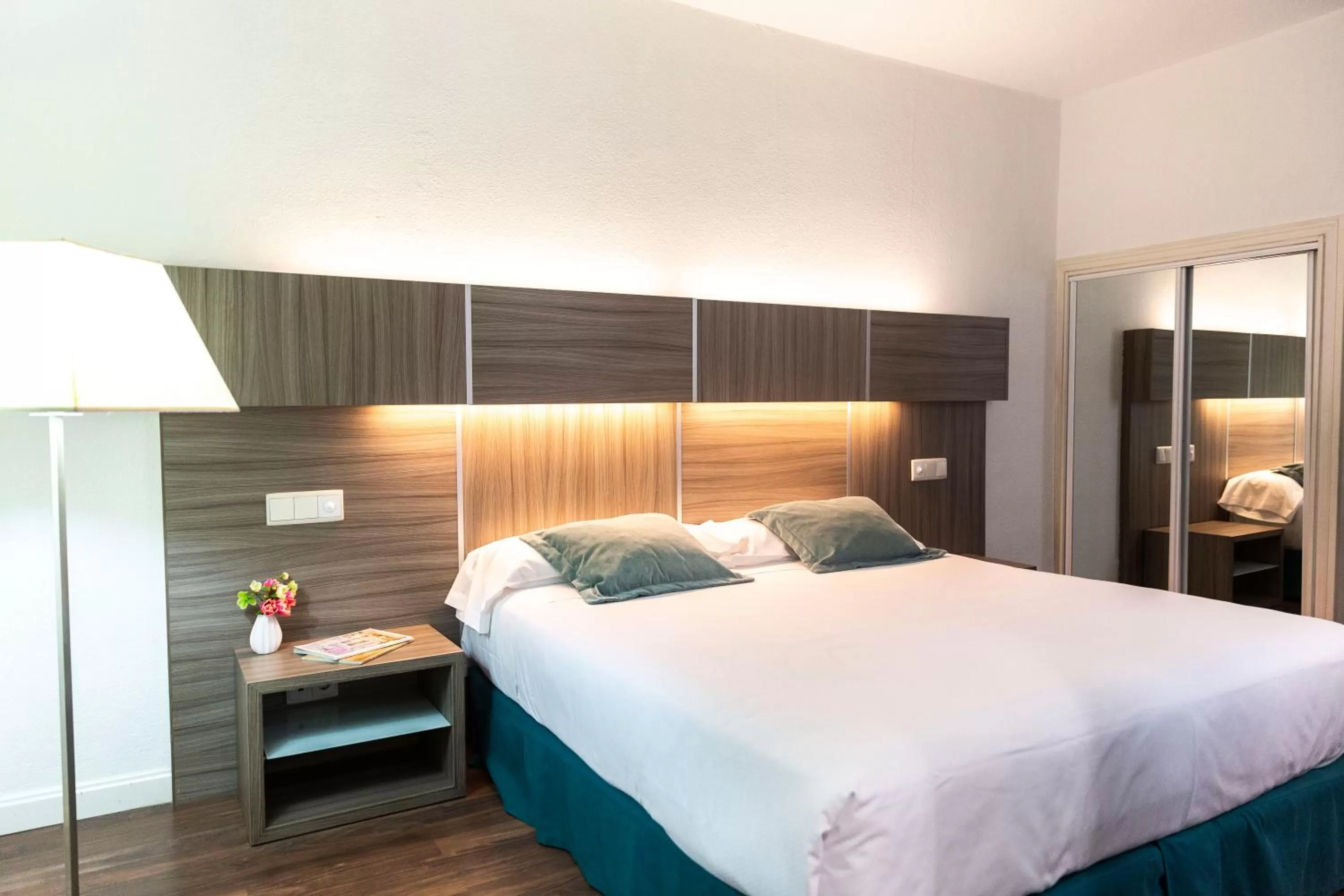 Bed in Hotel Serrano