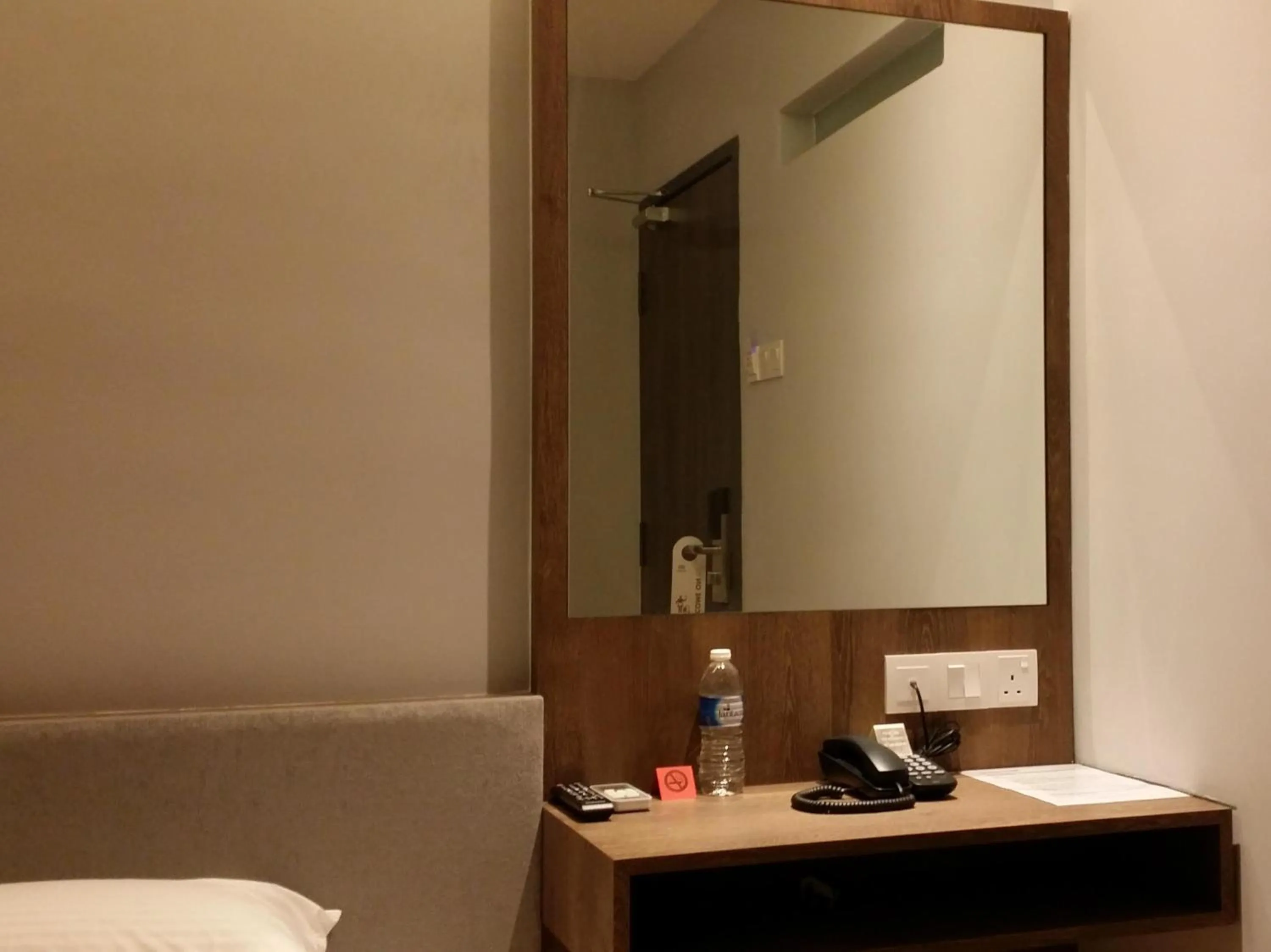 Decorative detail, Bed in Go Hotel