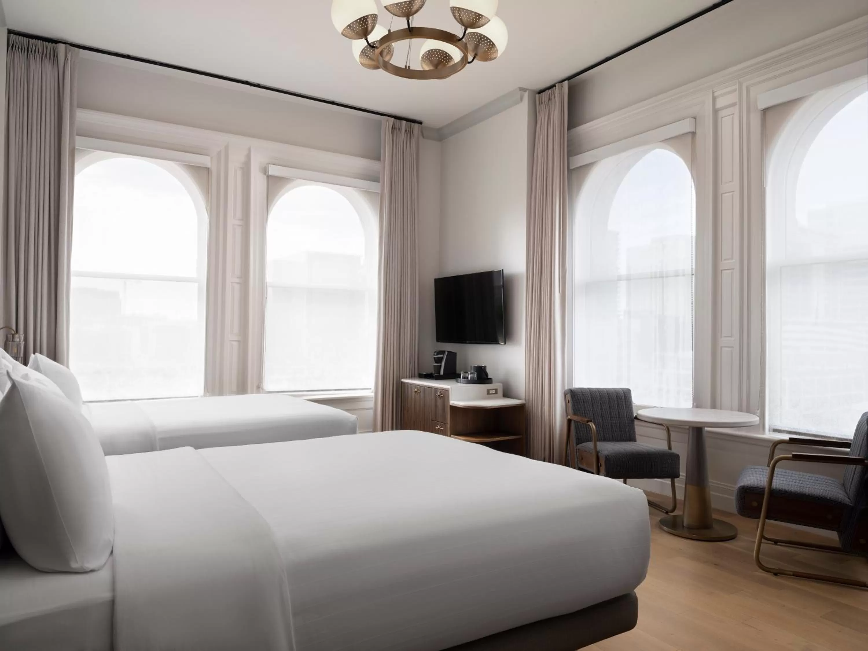 Bedroom, Bed in The Union Station Nashville Yards, Autograph Collection