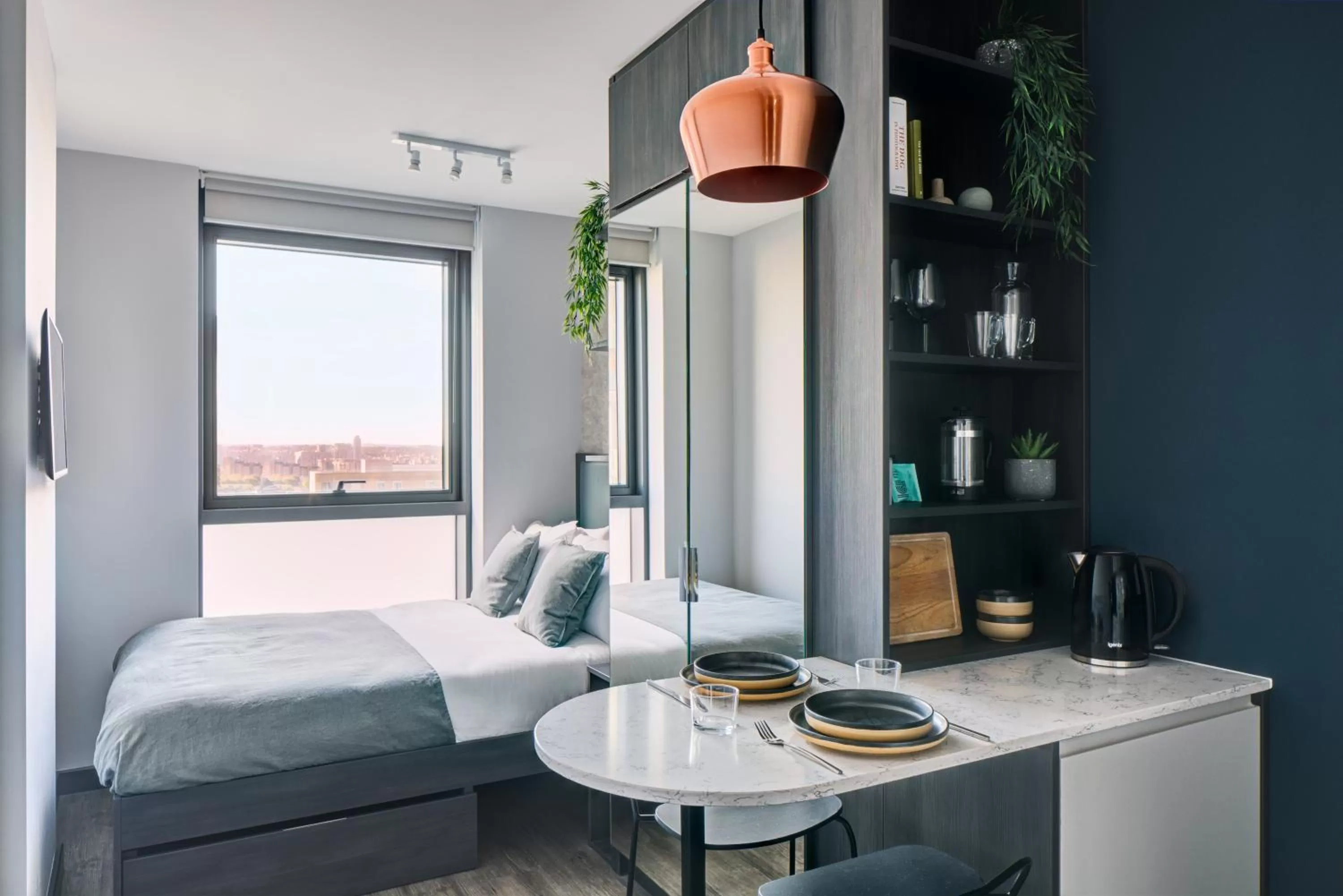 Coffee/tea facilities, Bed in ARK Canary Wharf