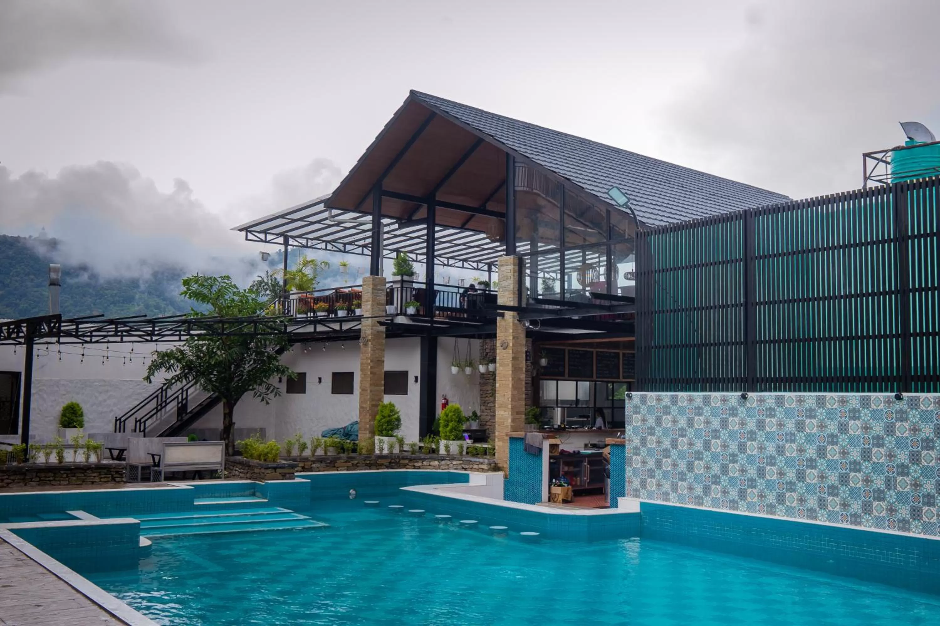 Pool view in Majestic Lake Front Hotel & Suites