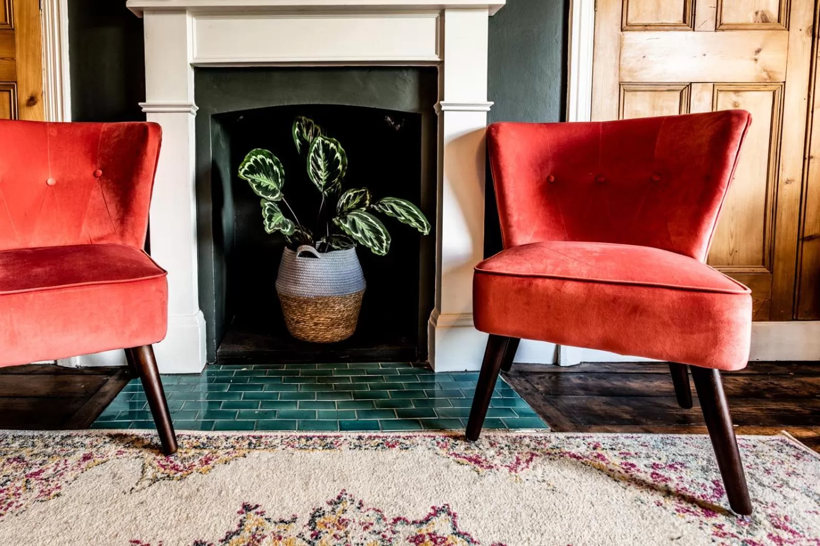 Seating area in The Old Vicarage