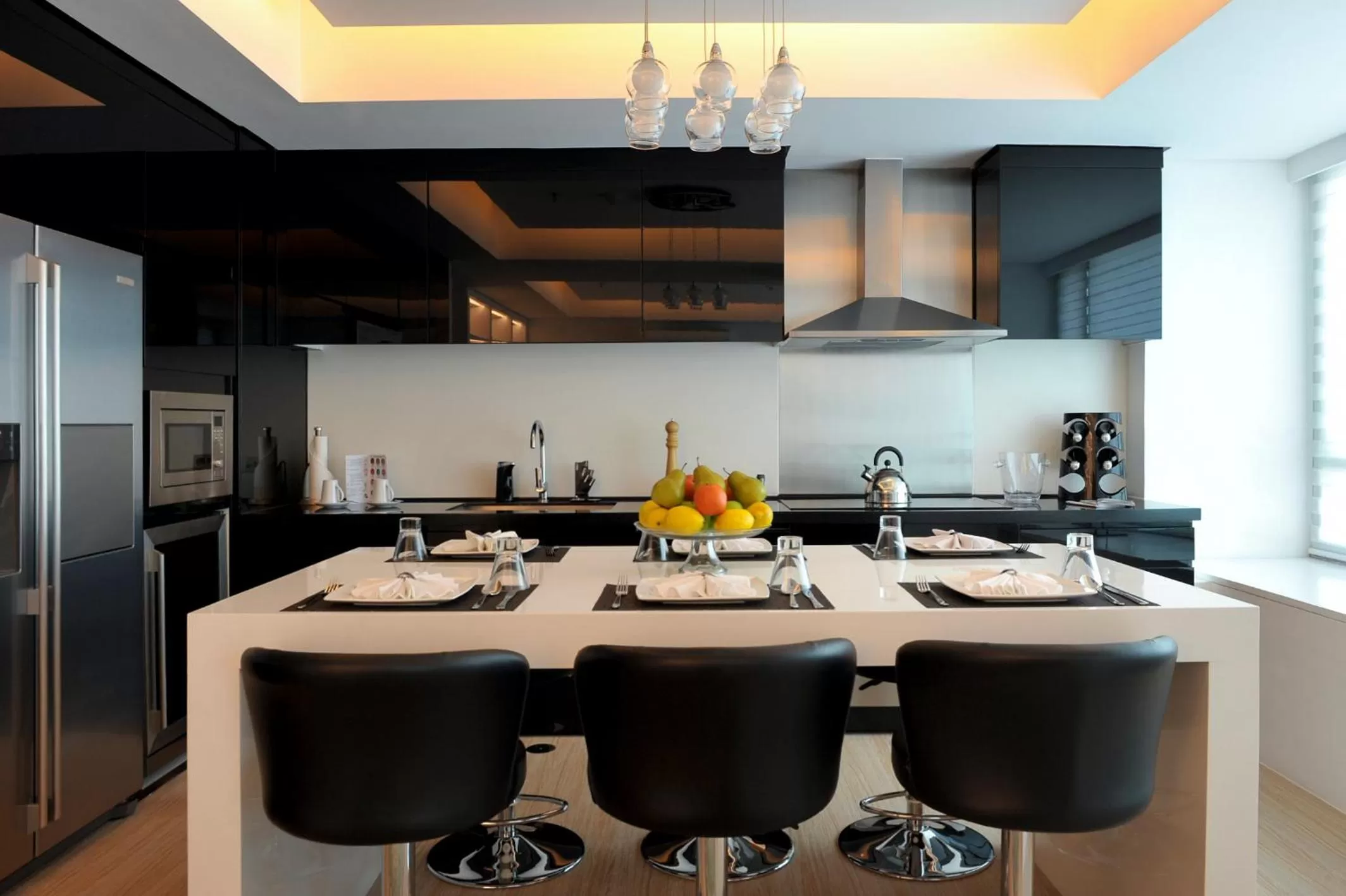 Kitchen or kitchenette in The Alpha Suites