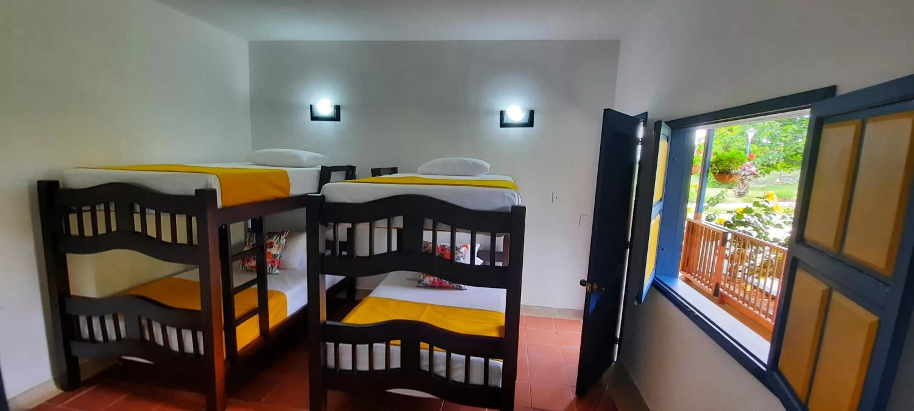 Bed in Guaduales Ecohotel