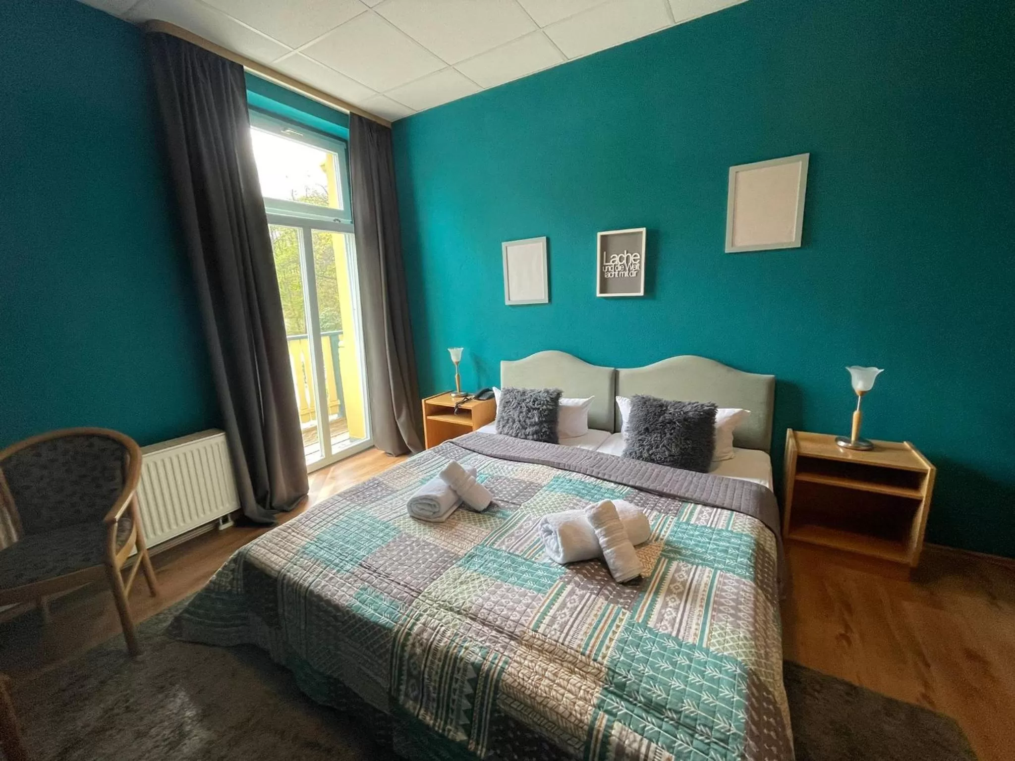 Bedroom, Bed in Parkhotel Waldschlösschen