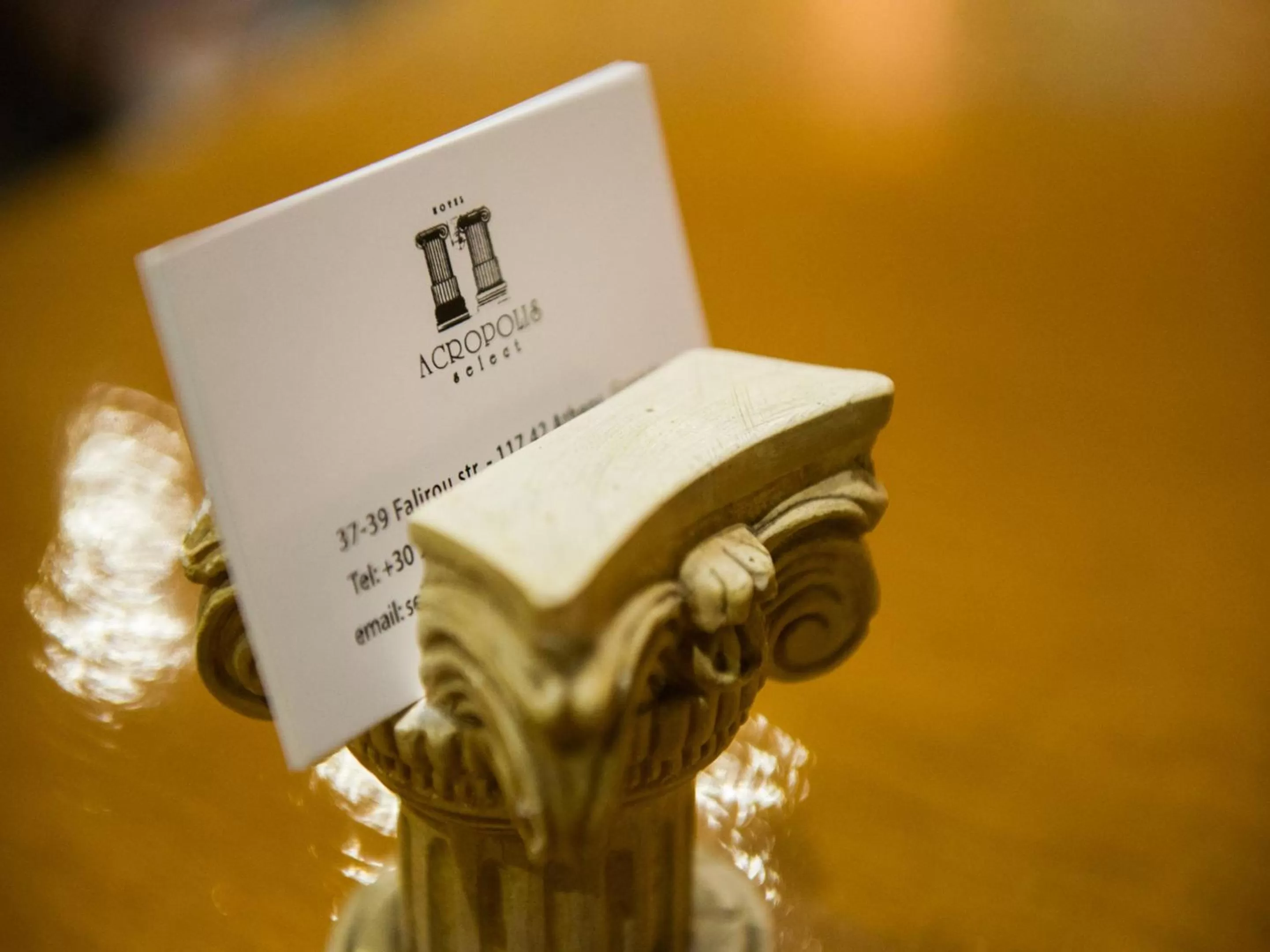 Logo/Certificate/Sign in Acropolis Select