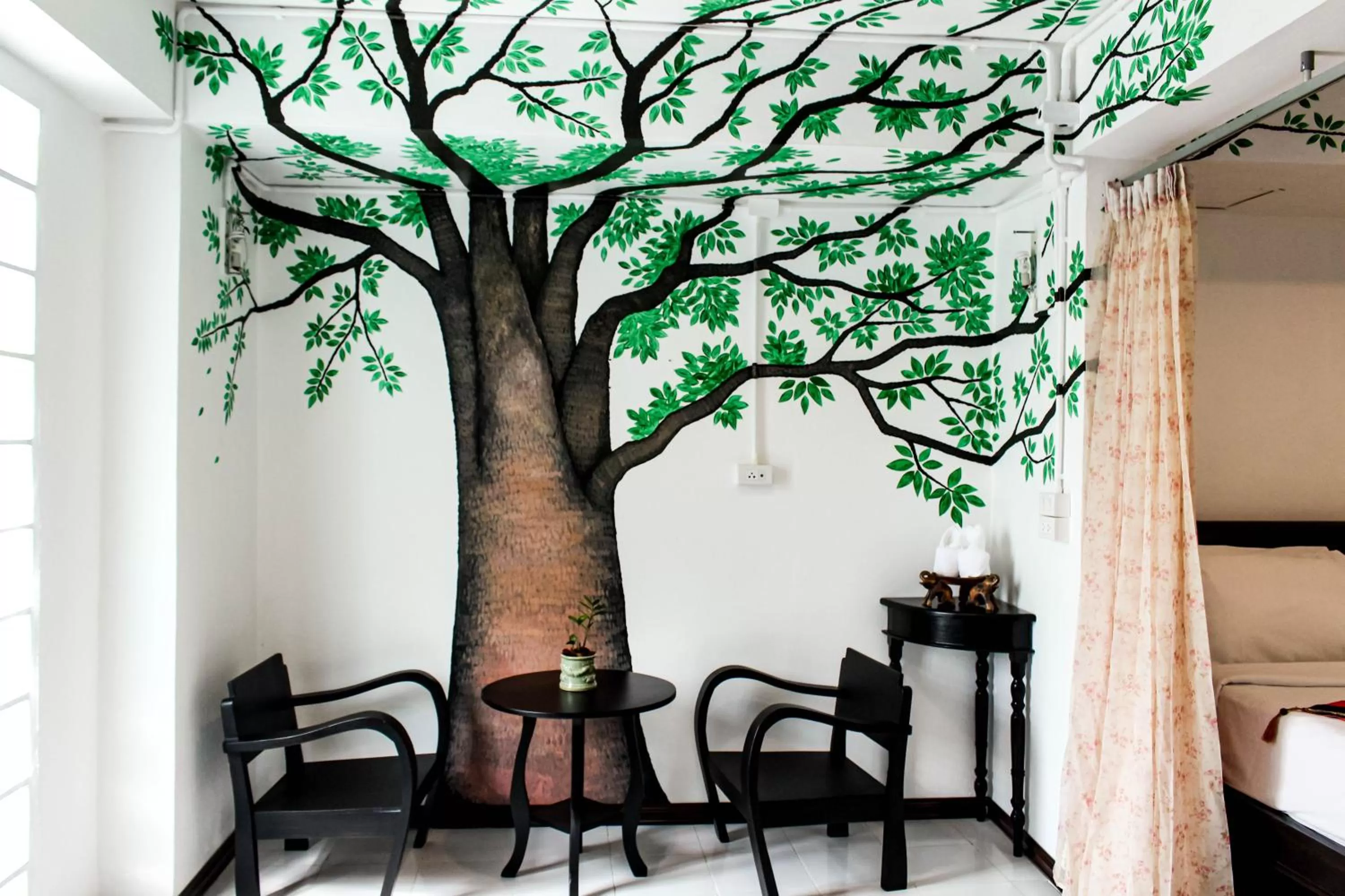 Seating area in Vlodge House