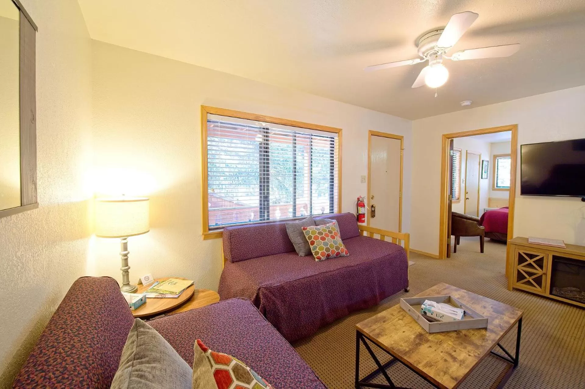 Living room in Sitzmark Sports Lodge