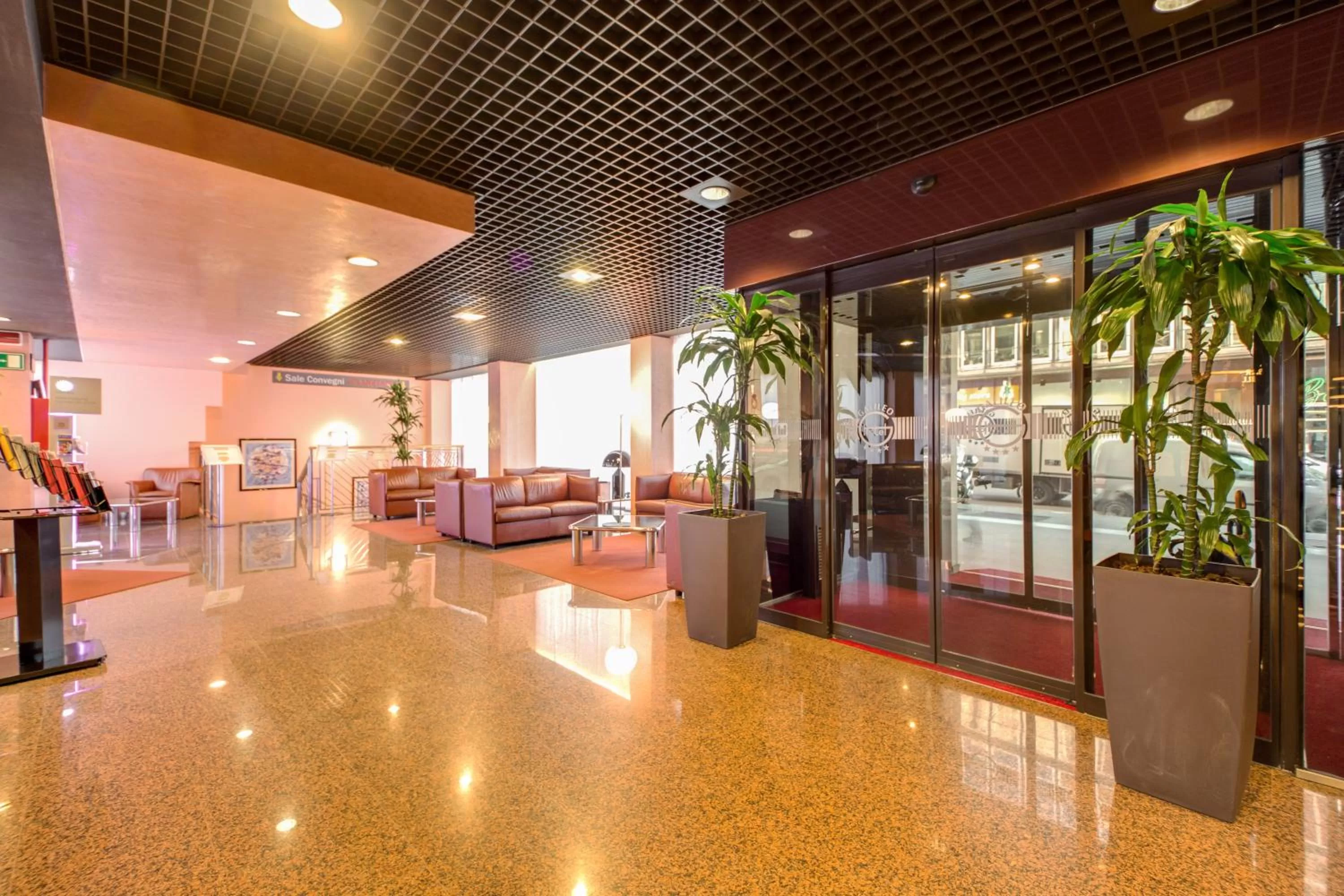 Lobby or reception in Hotel Galileo