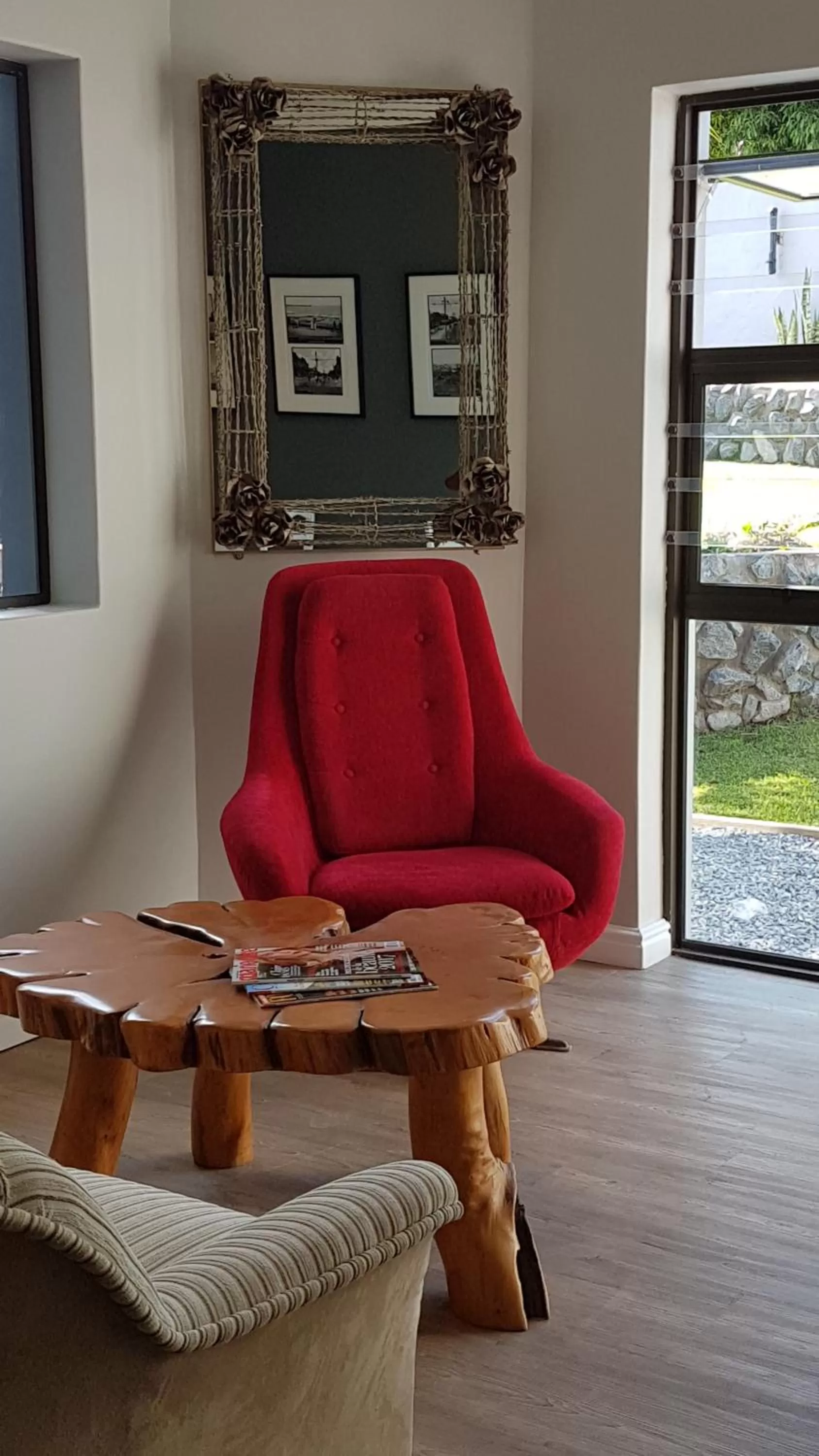 Seating area in Riverview Guesthouse East London