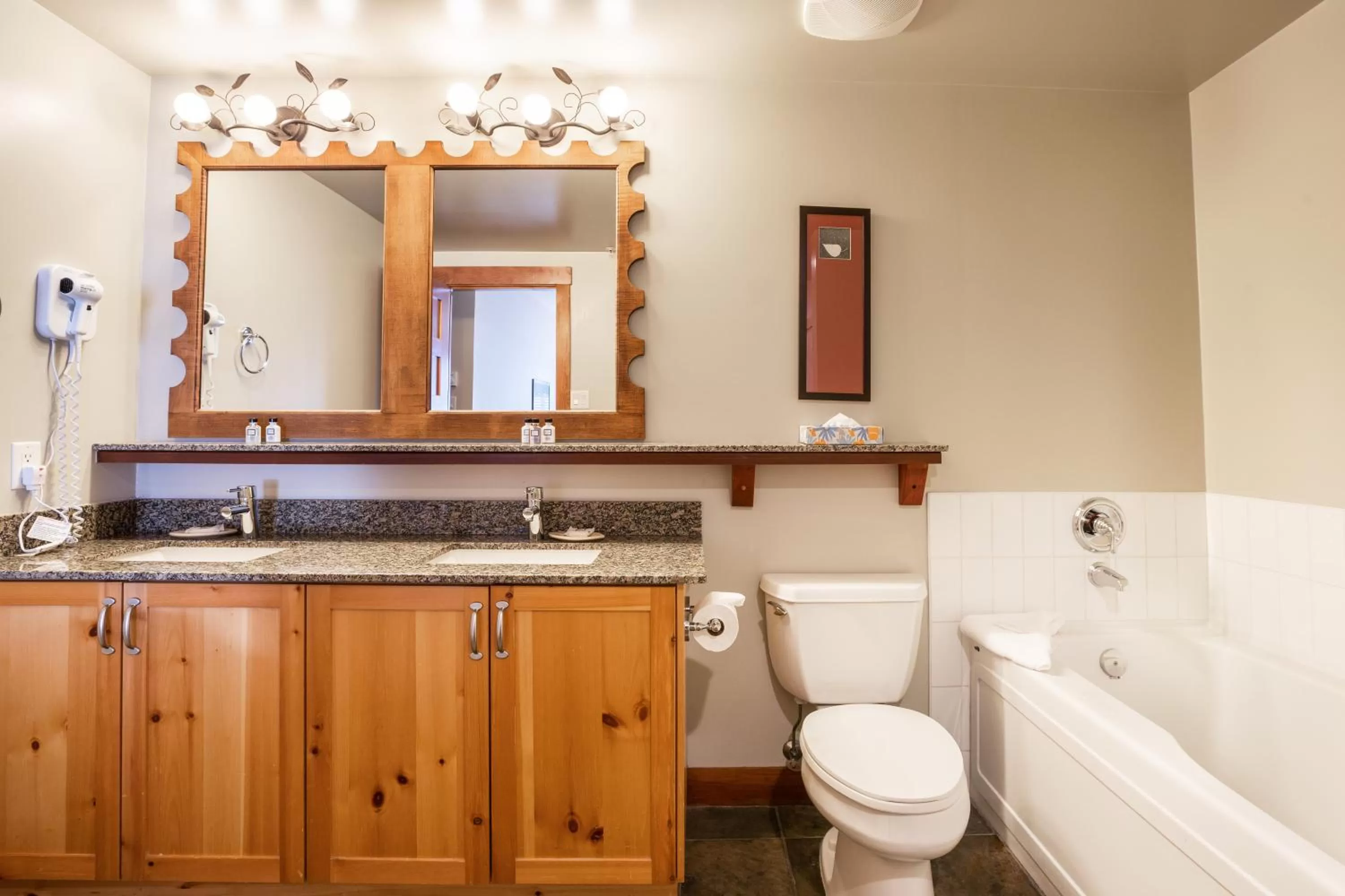 Bathroom in Legends Whistler, by Lodging Ovations