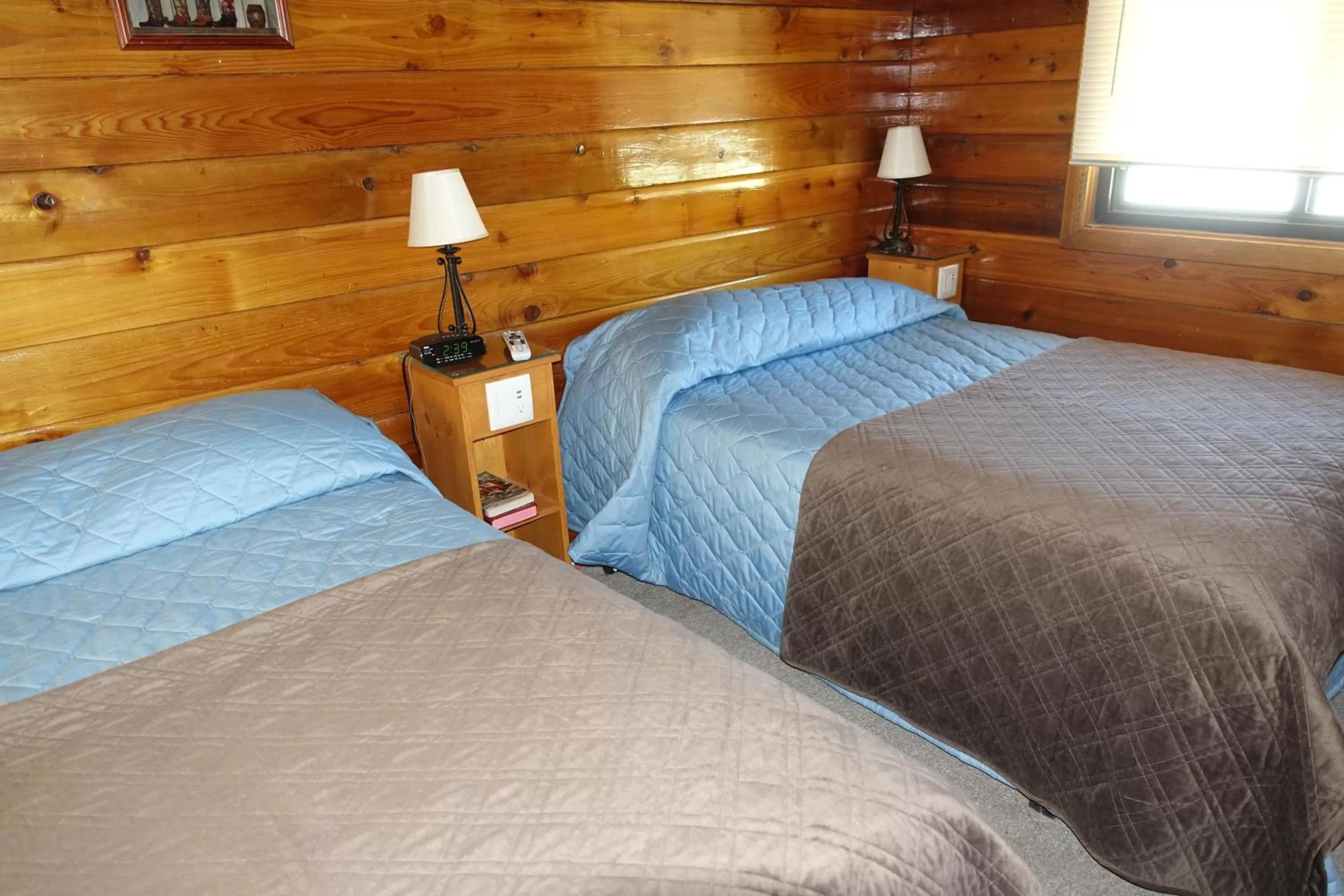 Bed in Big Meadow Lodge