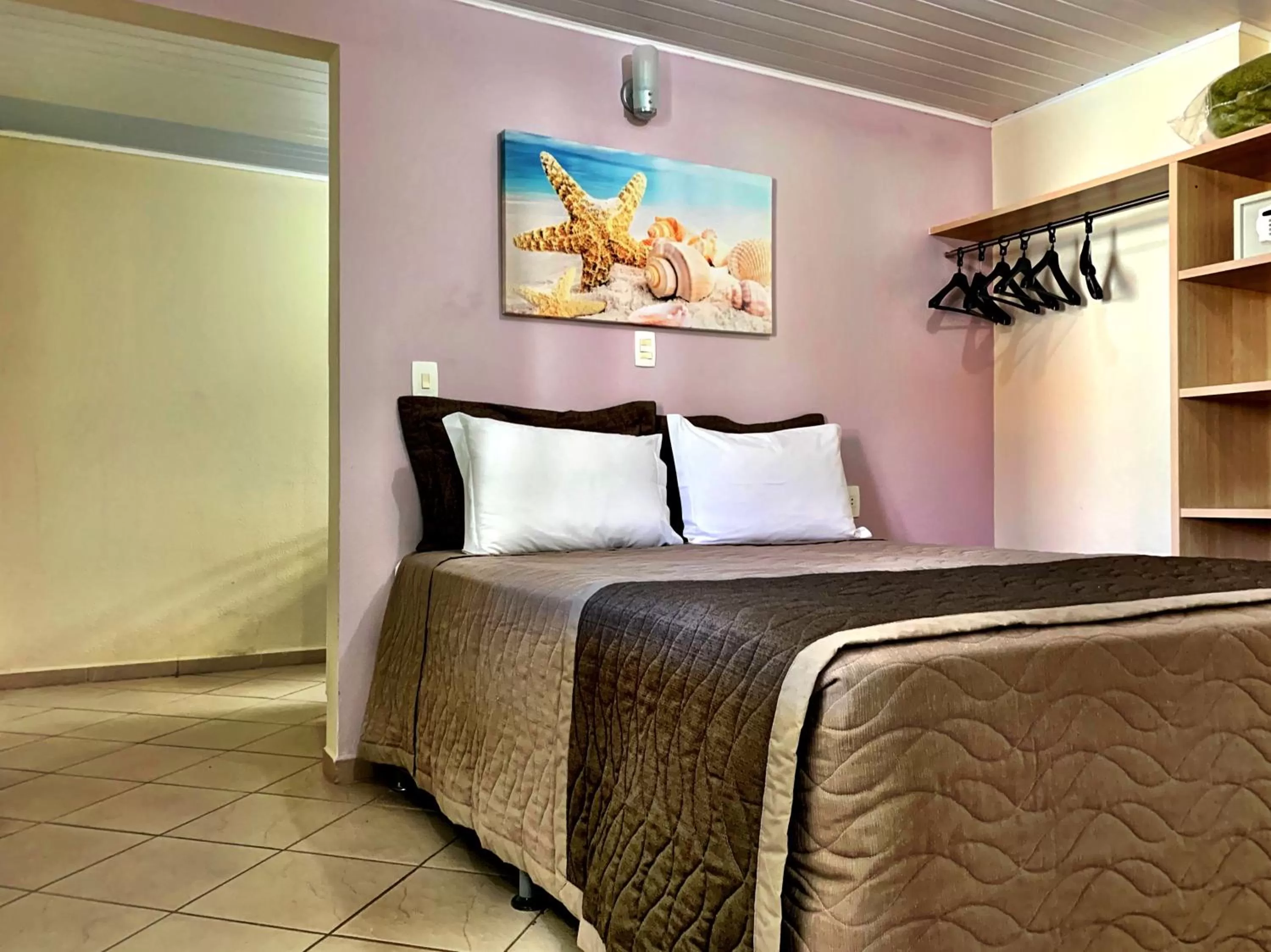 Bed in Pousada Mar Do Leste