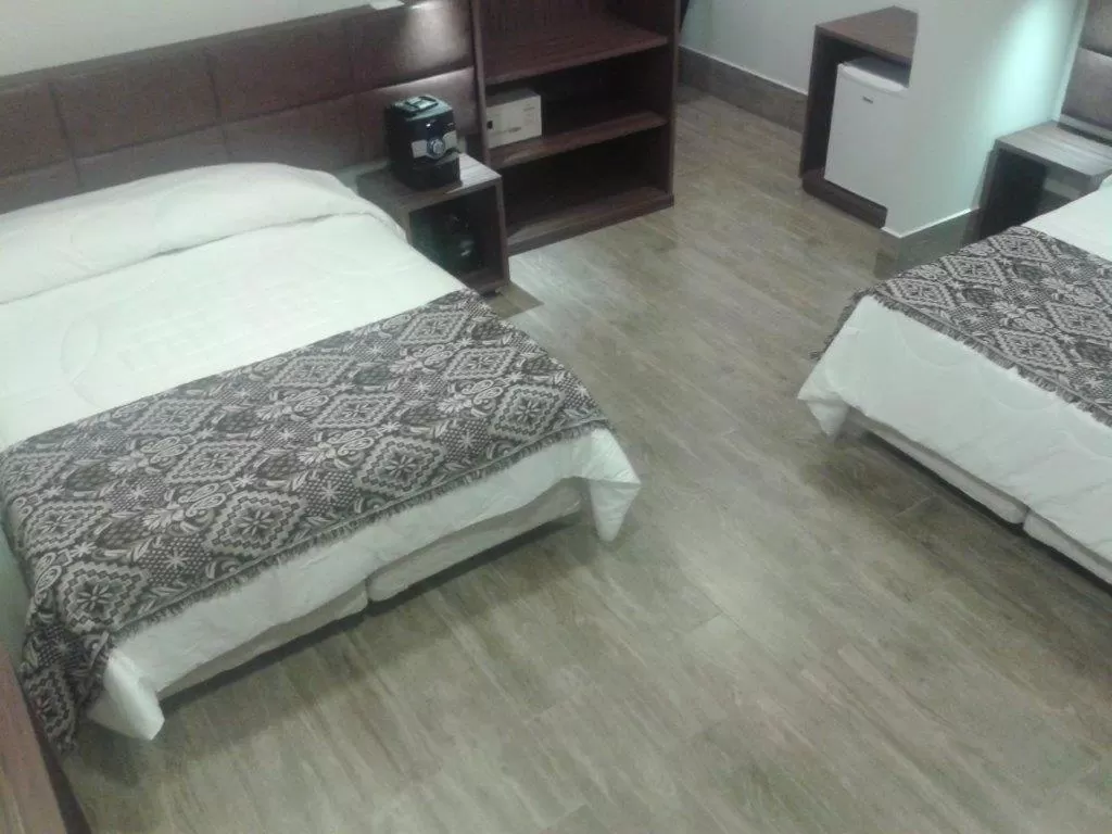 Bed in Hotel Leiria