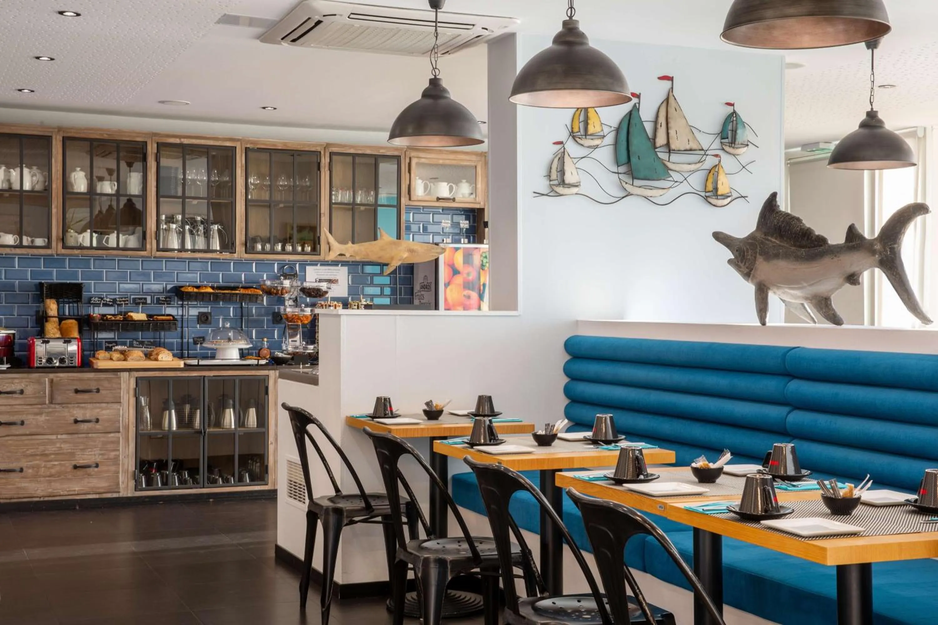 Breakfast in Best Western Plus Hotel Canet-Plage