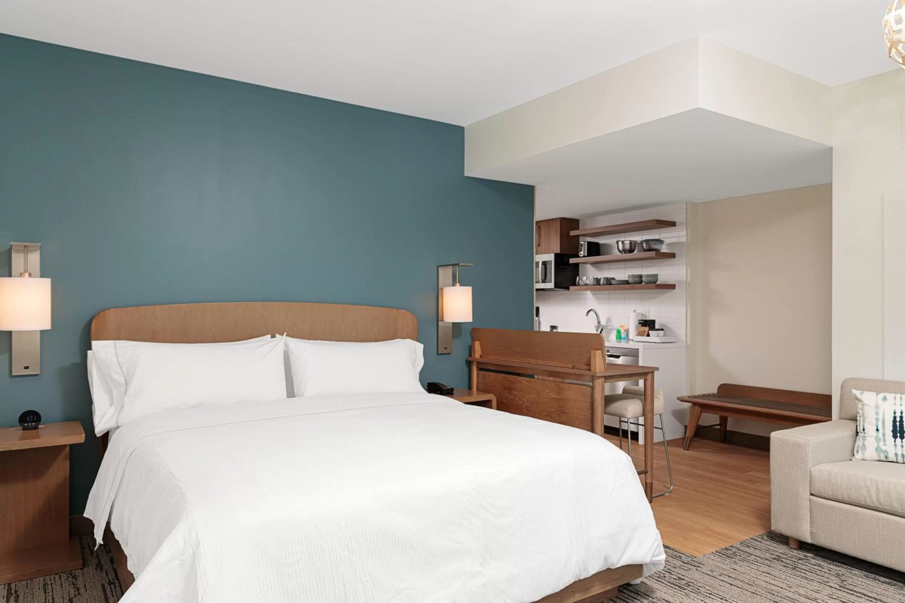 Photo of the whole room, Bed in Element Nashville Vanderbilt West End