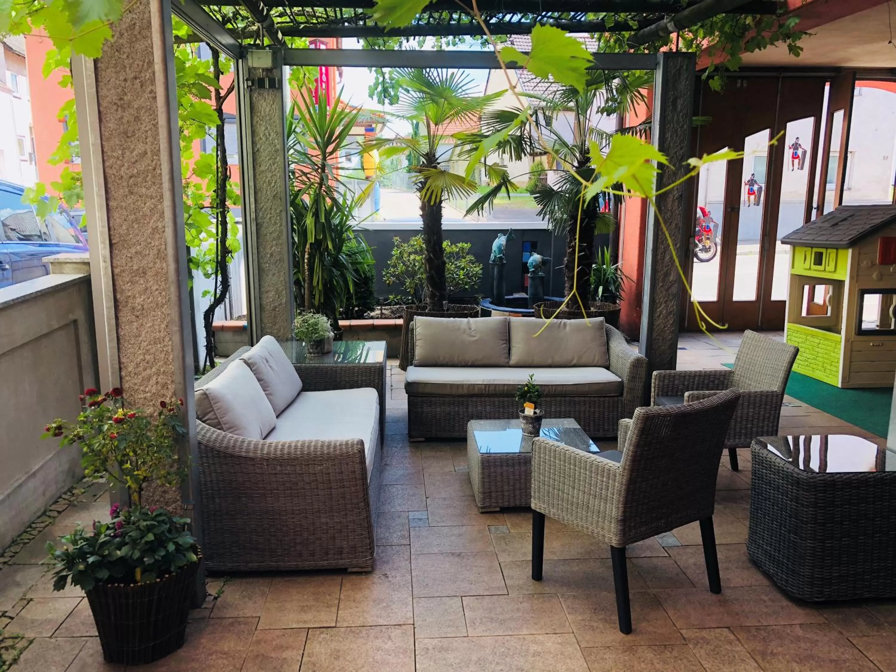 Patio in Hotel Römer